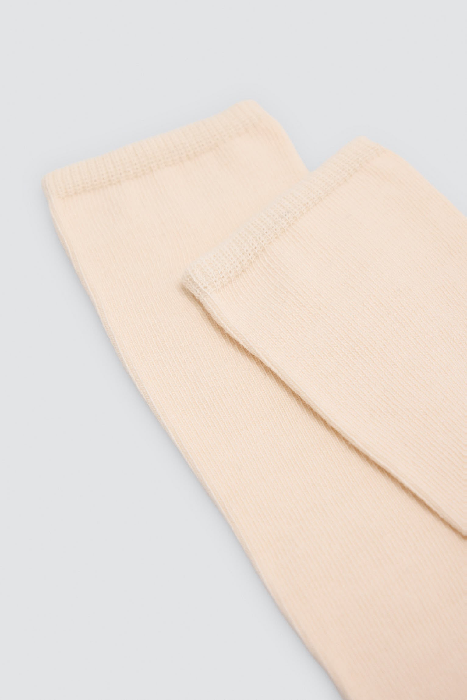 Calcetín bambino básico largo beige