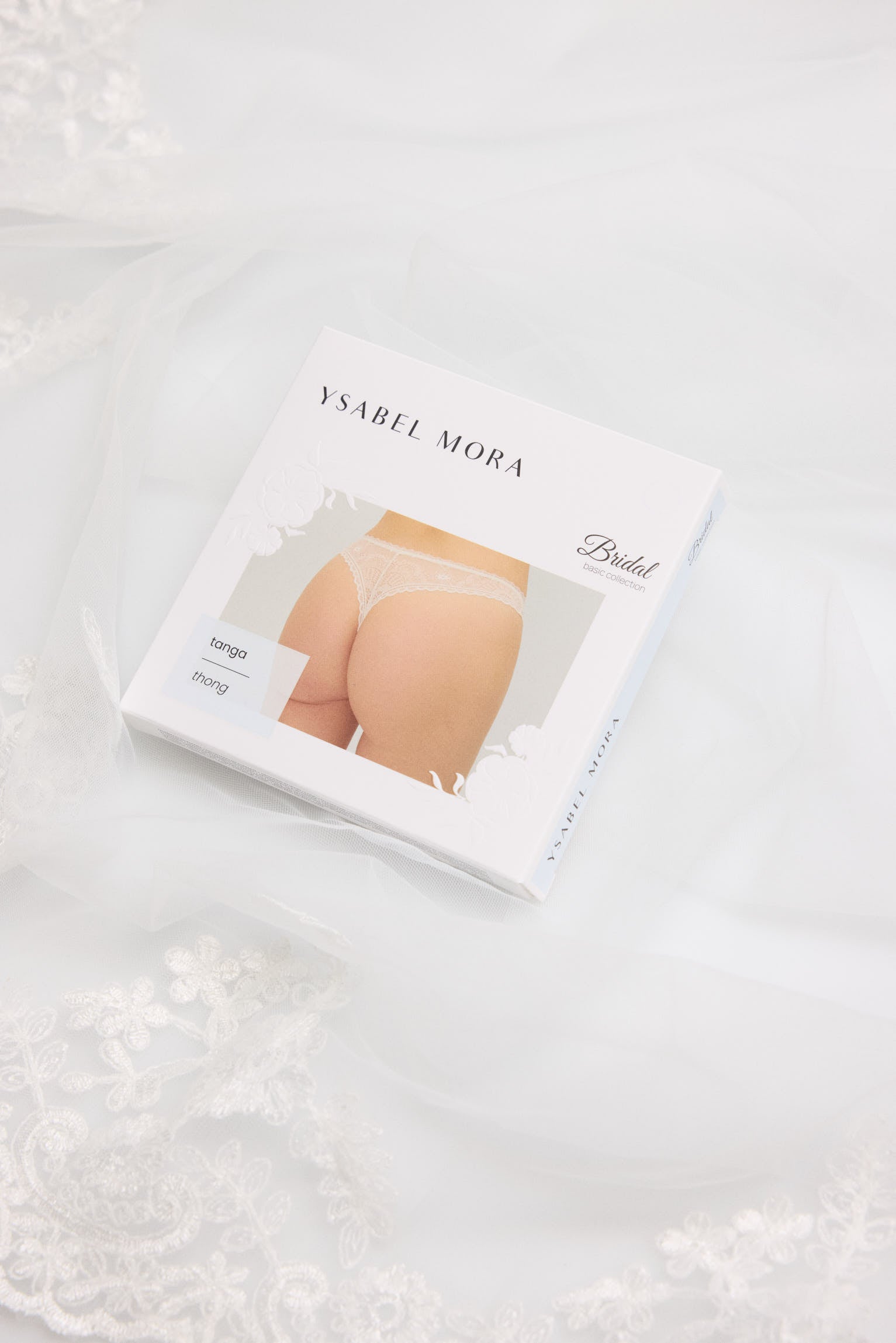 Tanga encaje blanco | Colección Novia - Ysabel Mora