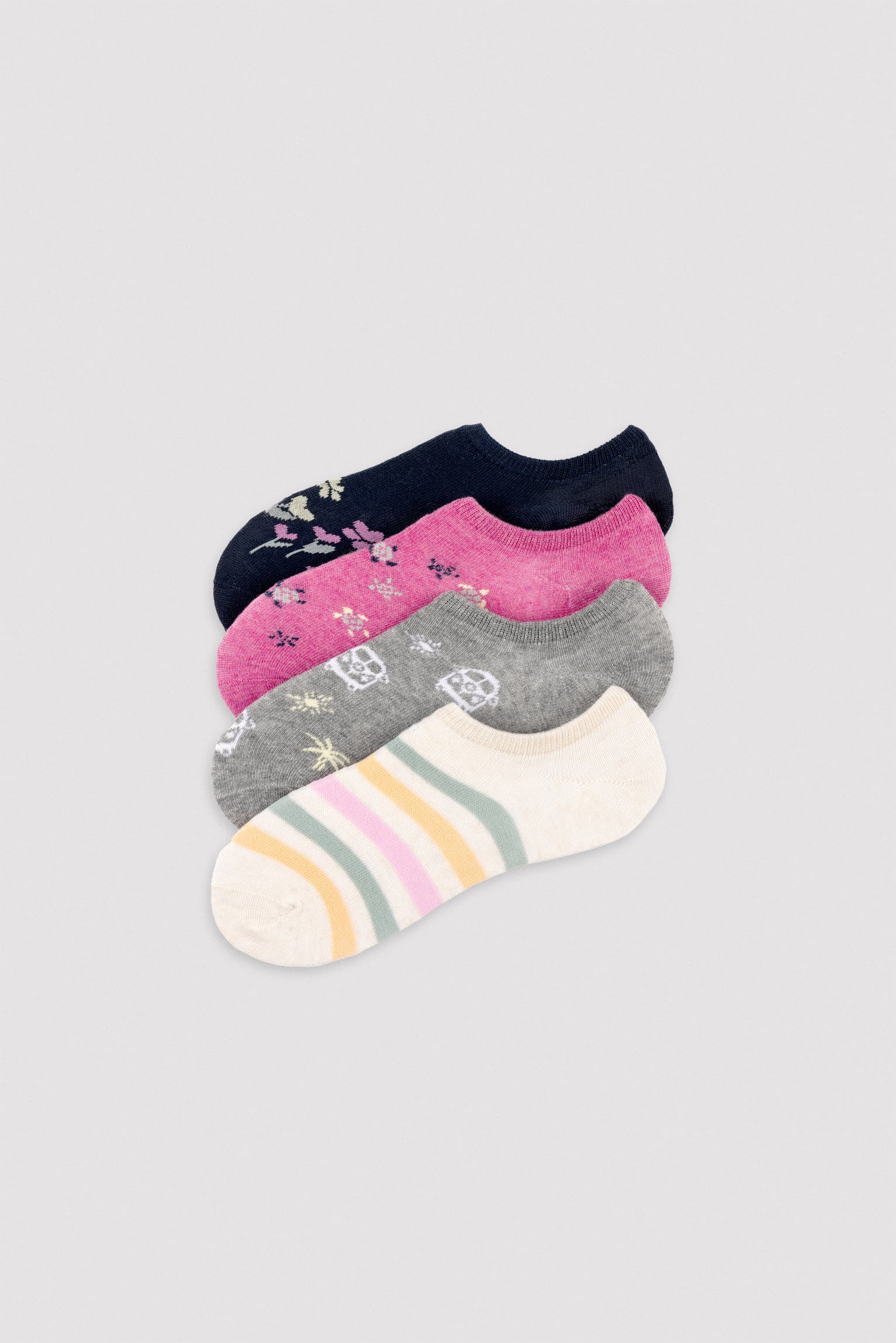 12991KIT-pack-4-calcetines-mujer-pinkies-estampados-colores-ysabel-mora