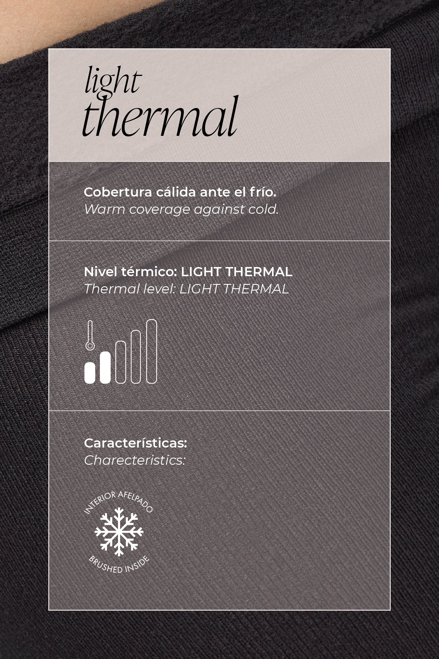 Leggings termici neri 140 denari