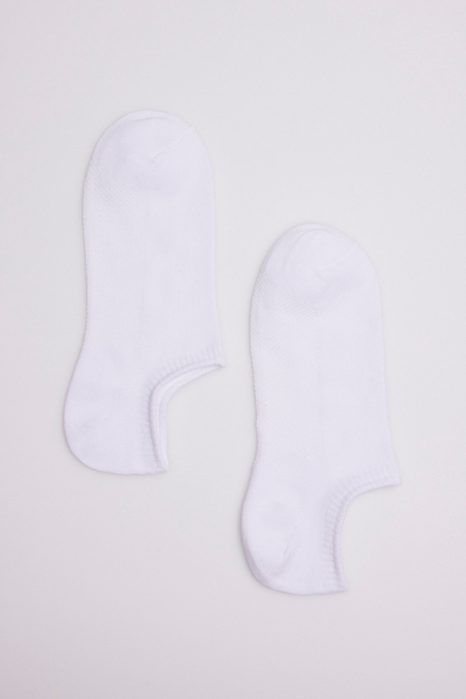 Confezione da 3 calzini bianchi traspiranti per mignoli