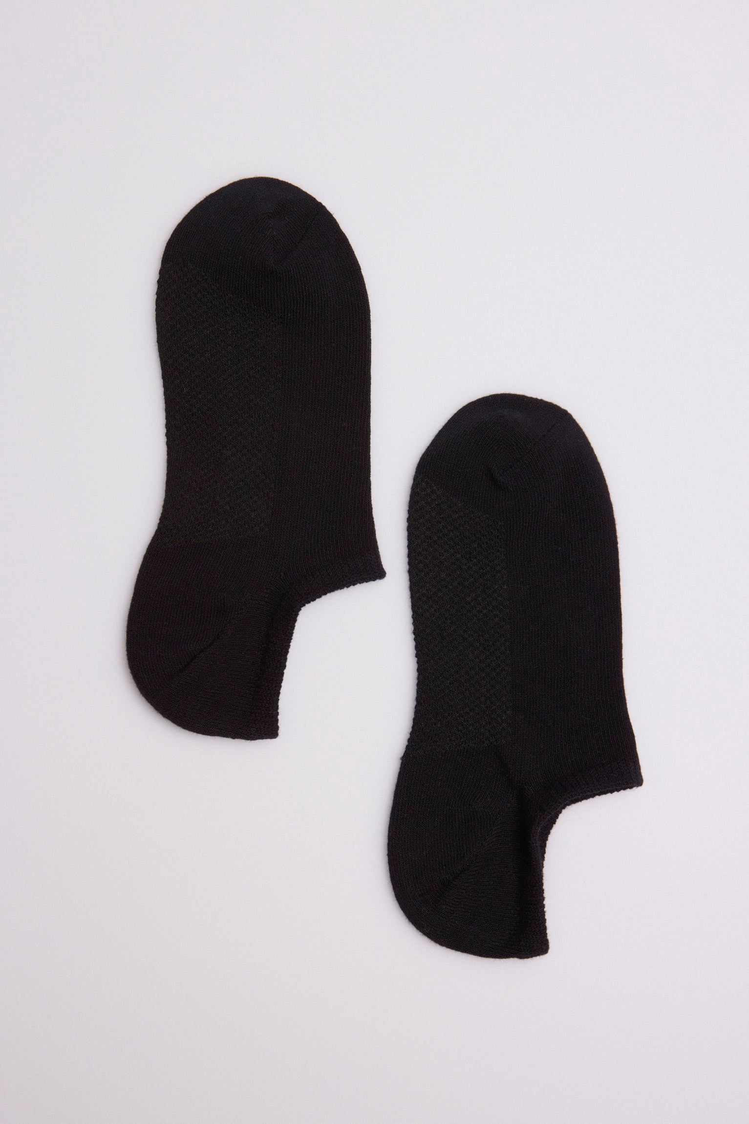 Confezione da 3 calzini neri traspiranti per mignoli