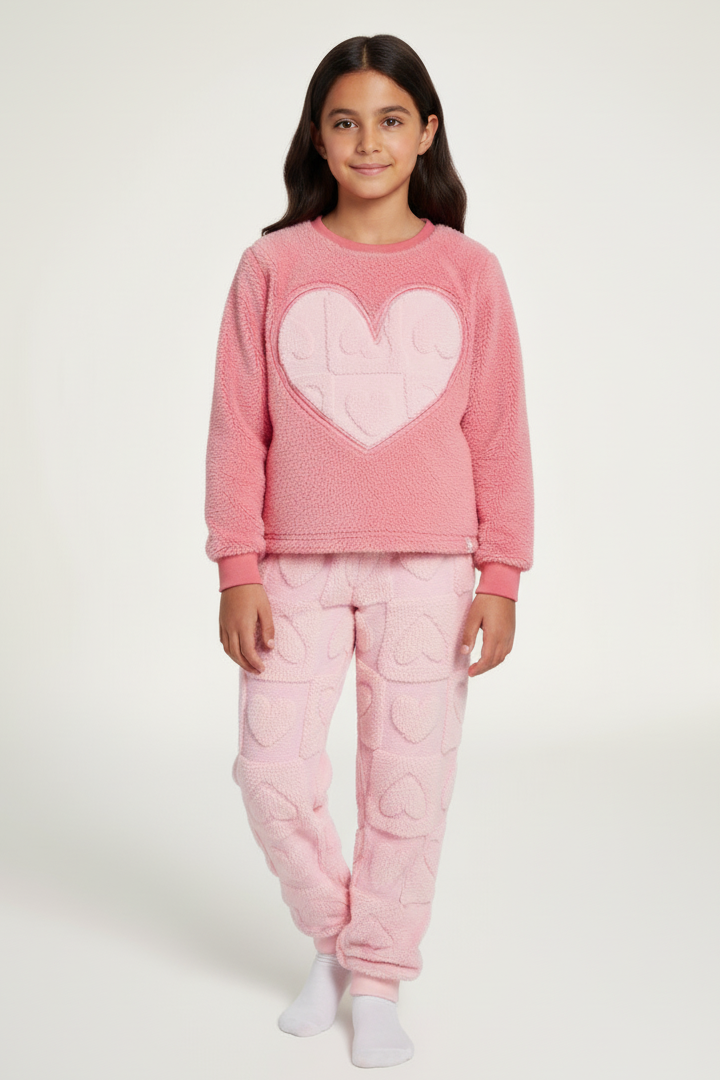 18011001-1-pijama-juvenil-pelo-relieve-corazones