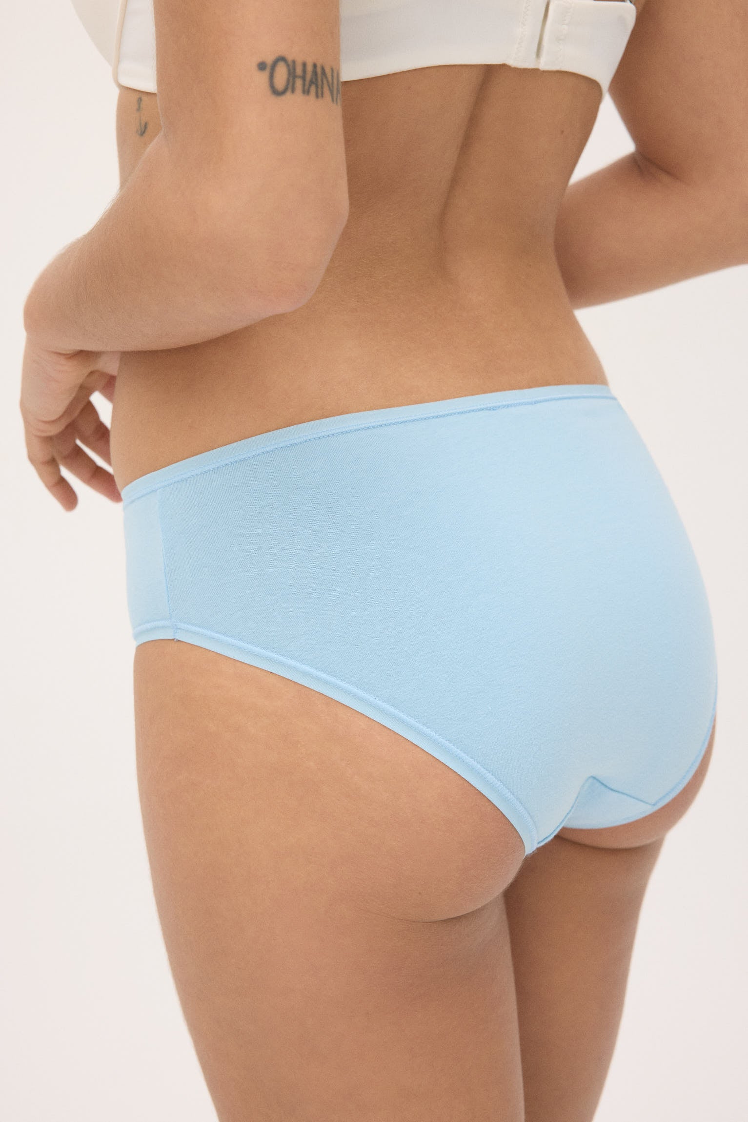 Confezione da 6 slip midi tinta unita e stampati