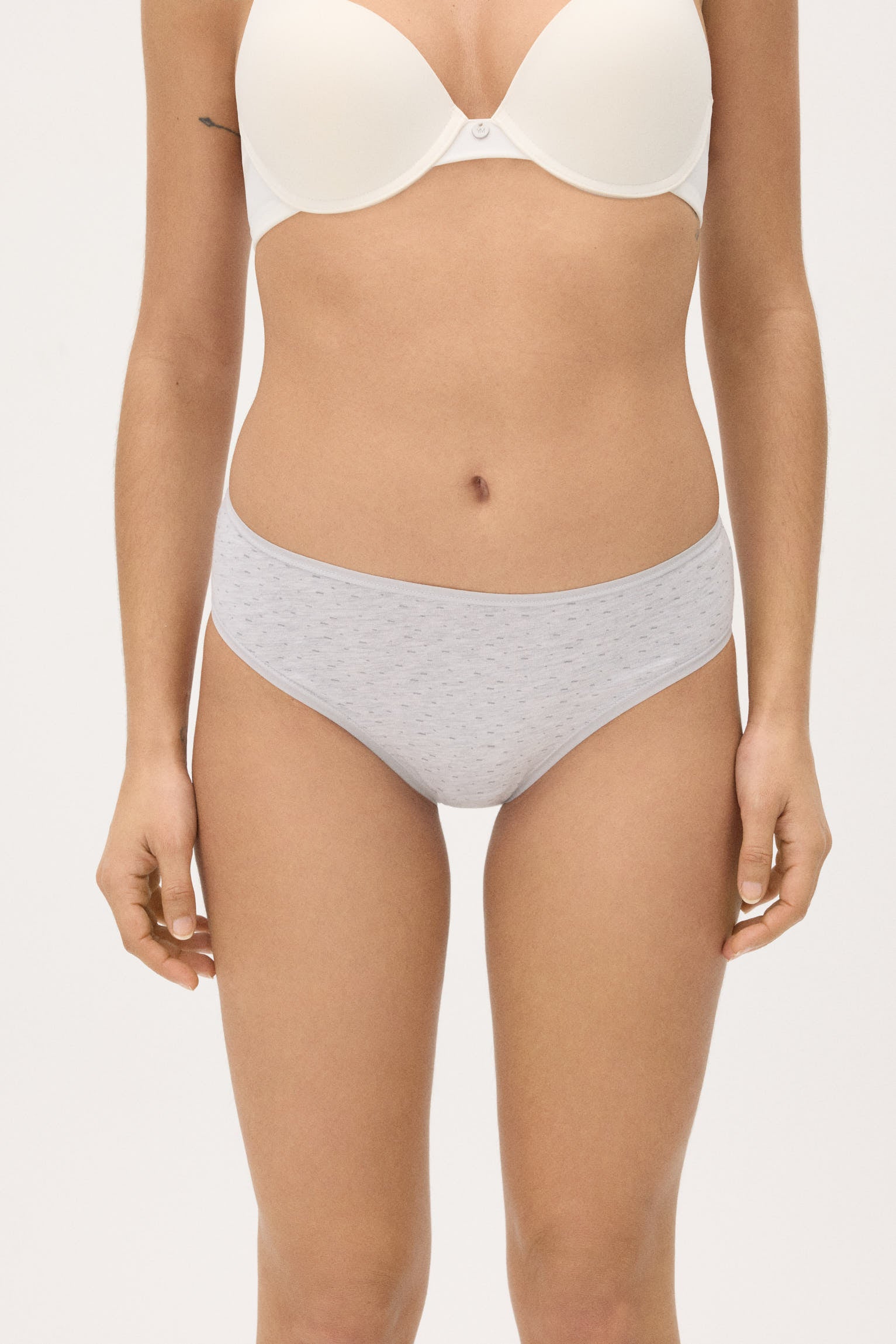 Confezione da 6 slip midi tinta unita e stampati