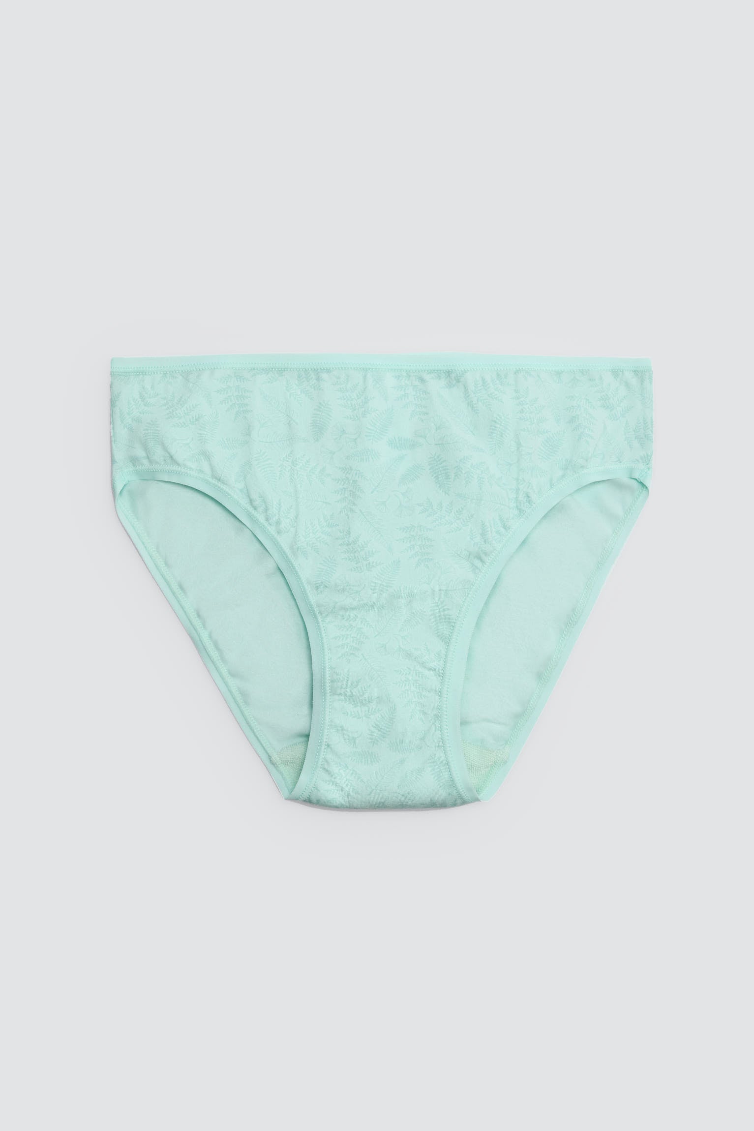 Pack de 2 bragas midi estampadas aguamarina - Ysabel Mora