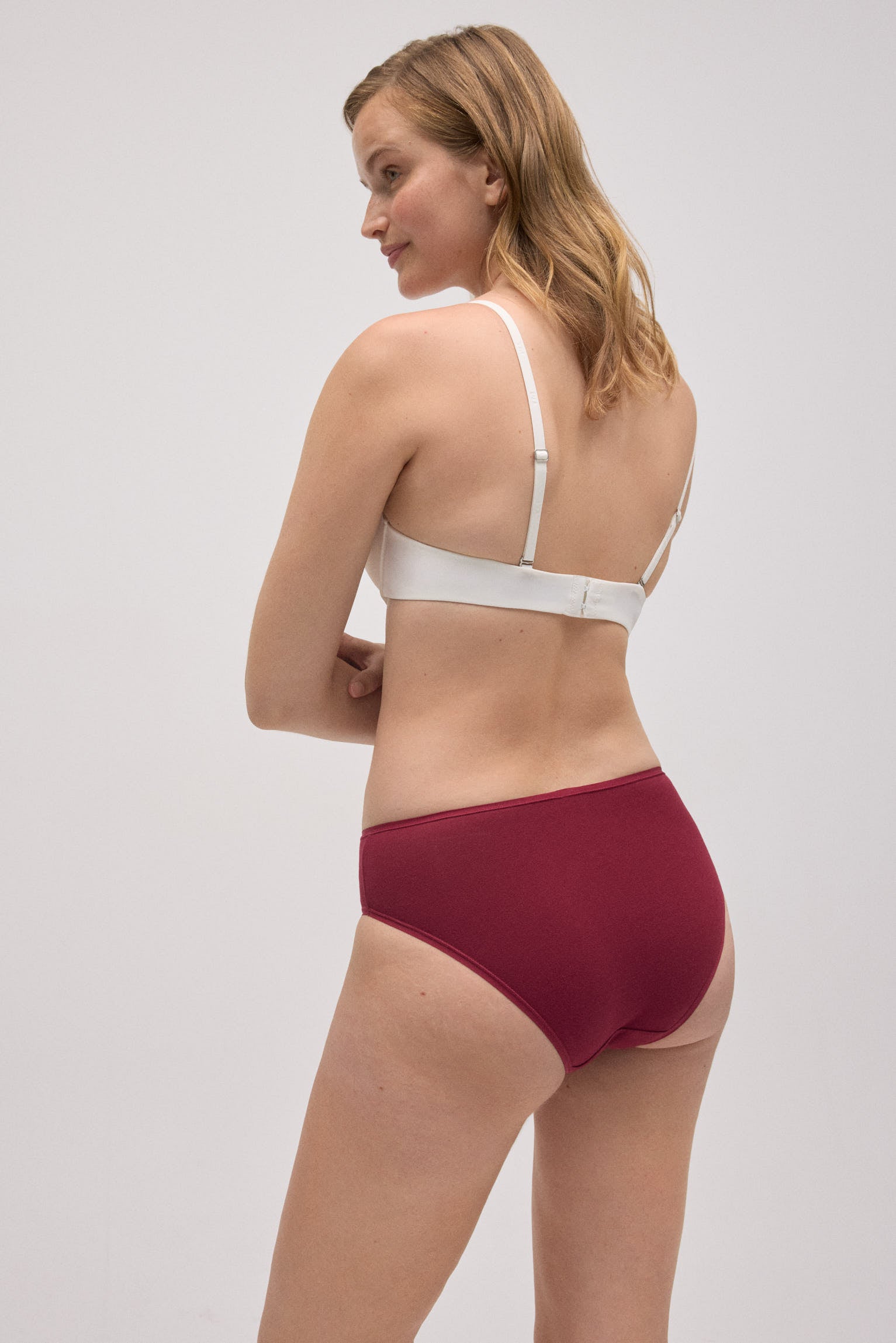 Confezione da 4 mutandine midi basic in cotone