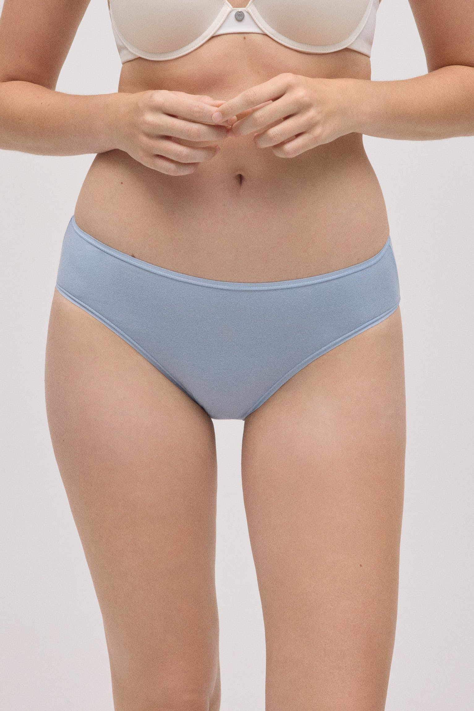Confezione da 4 mutandine midi basic in cotone