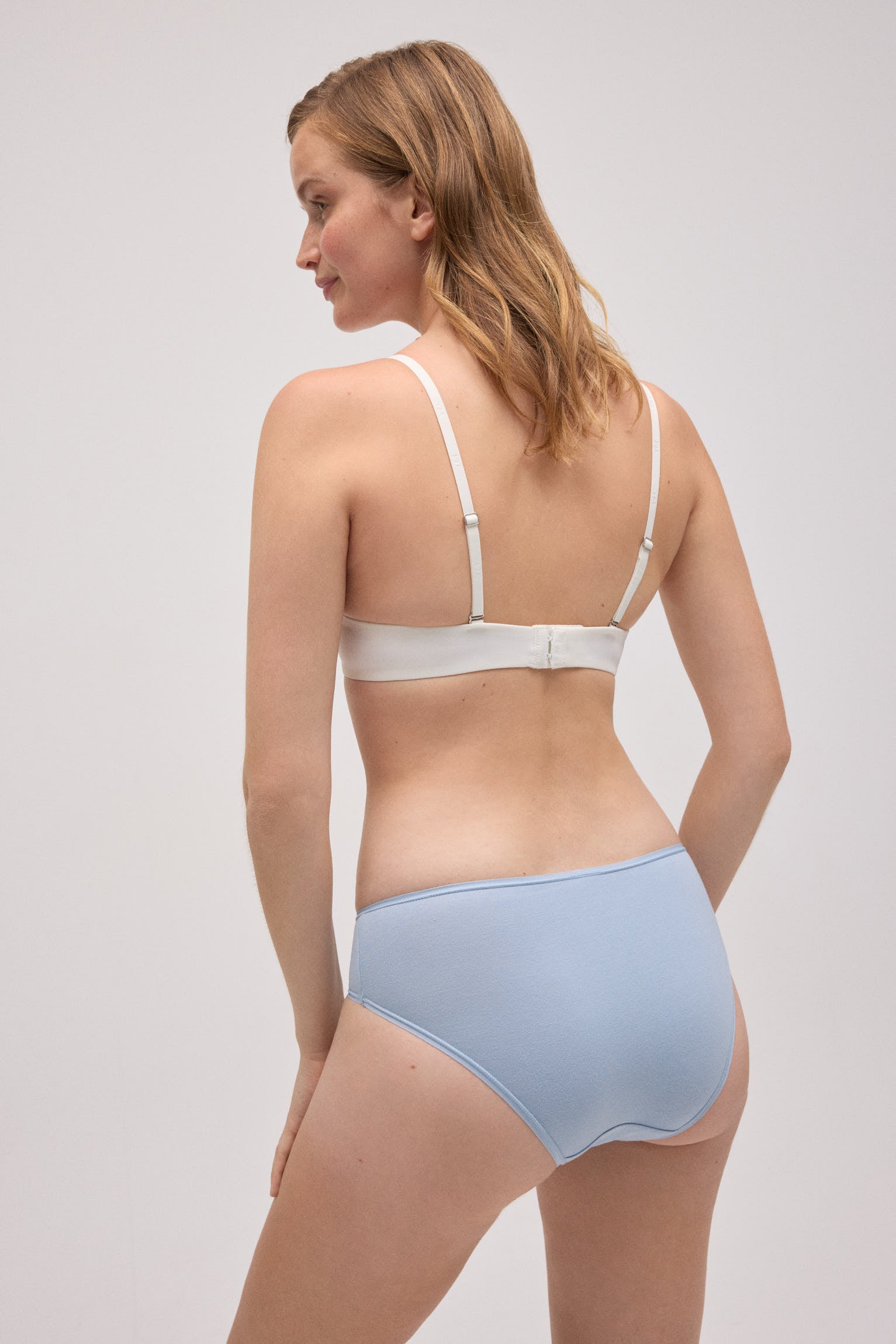 Confezione da 4 mutandine midi basic in cotone