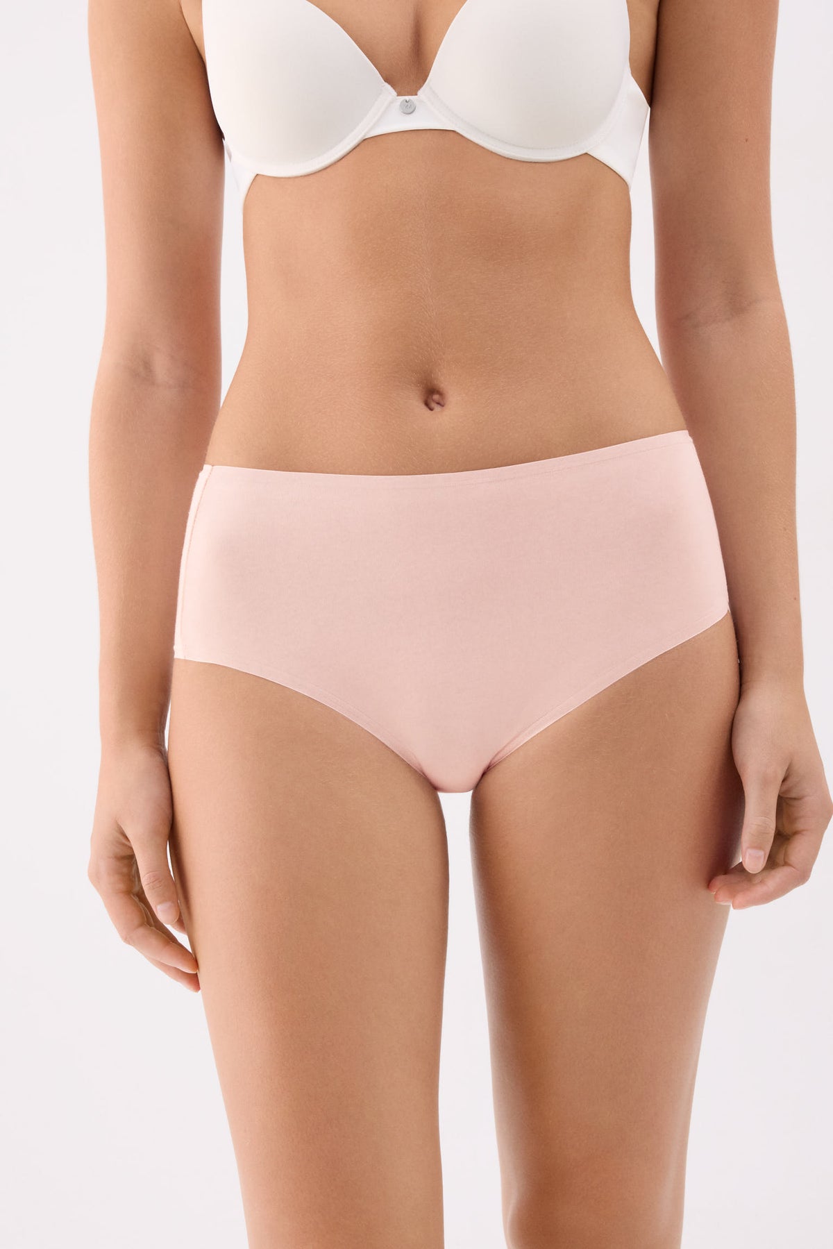 Pack de 4 slip altas de algodón colores