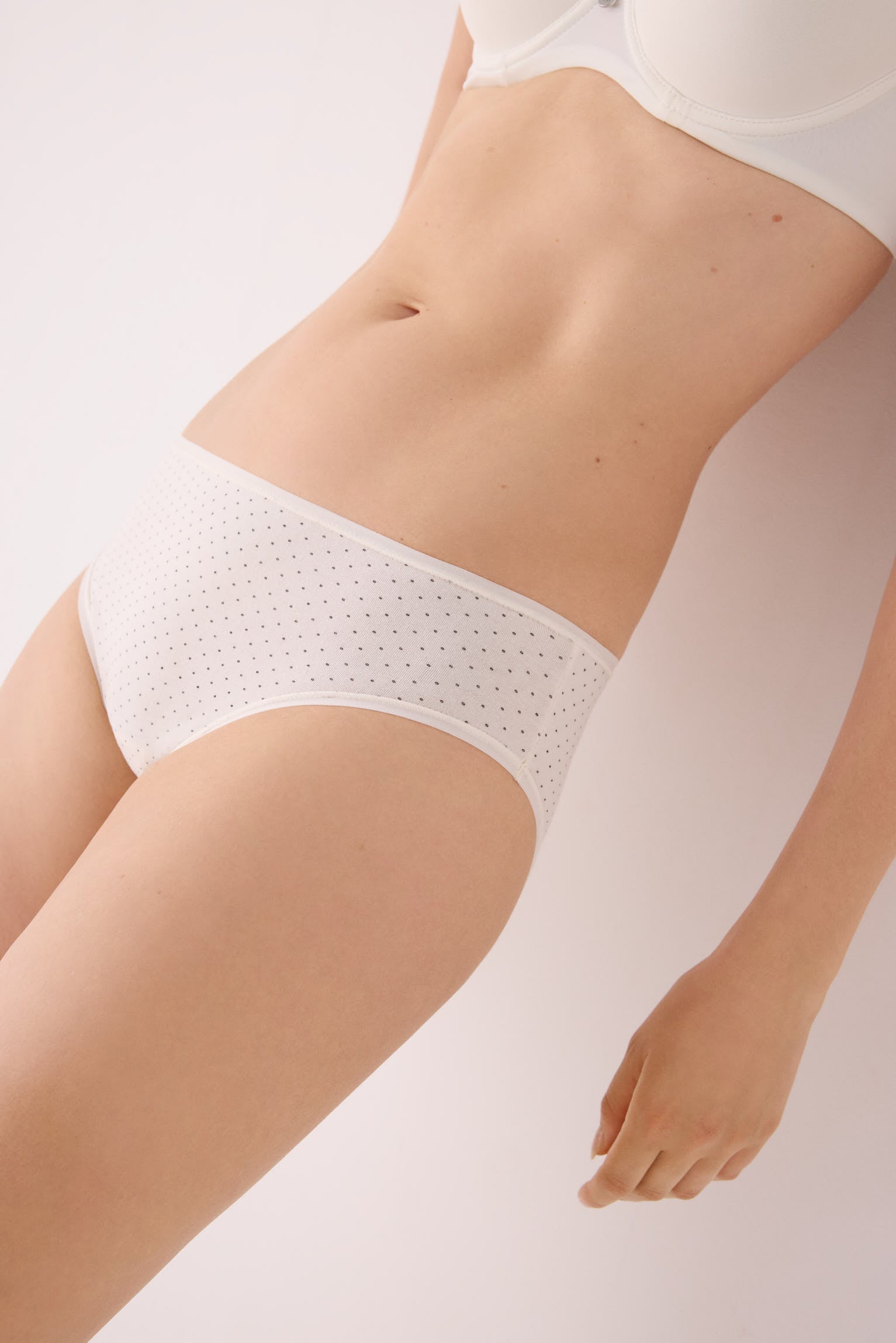Confezione da 2 slip midi stampati in cotone, multicolore