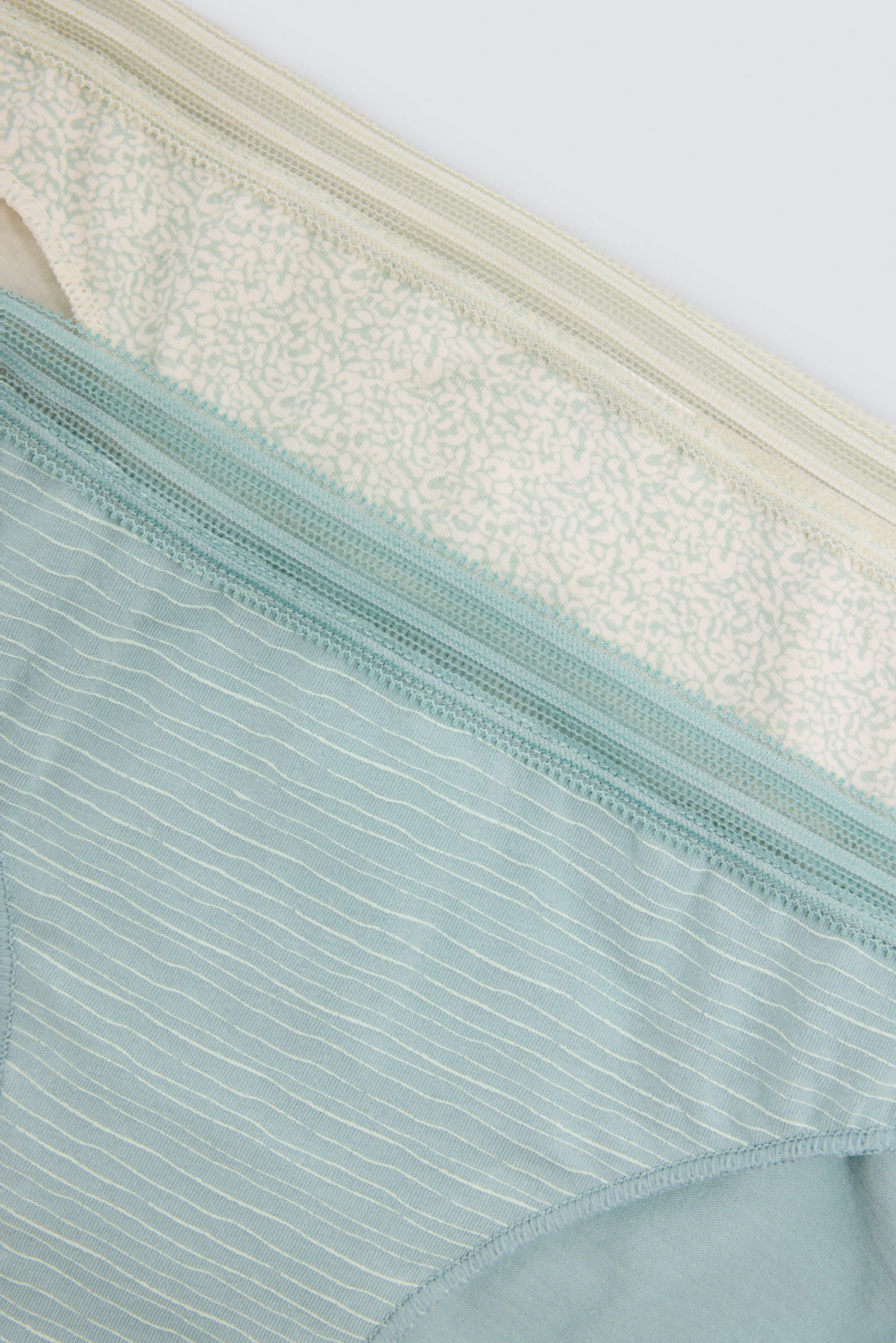 Confezione da 2 slip mini in cotone, verde