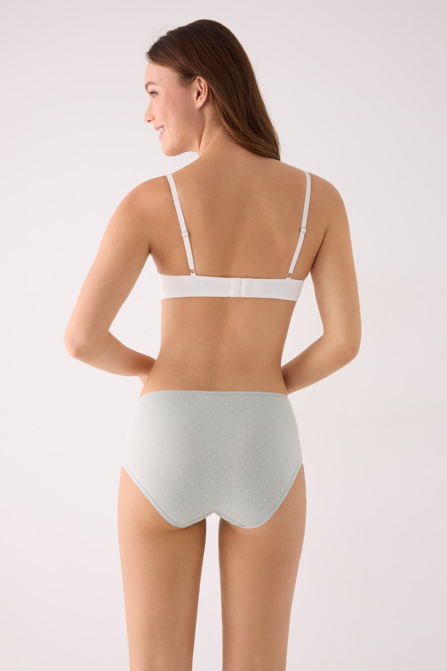 Confezione da 2 slip a vita alta stampati in cotone, multicolore