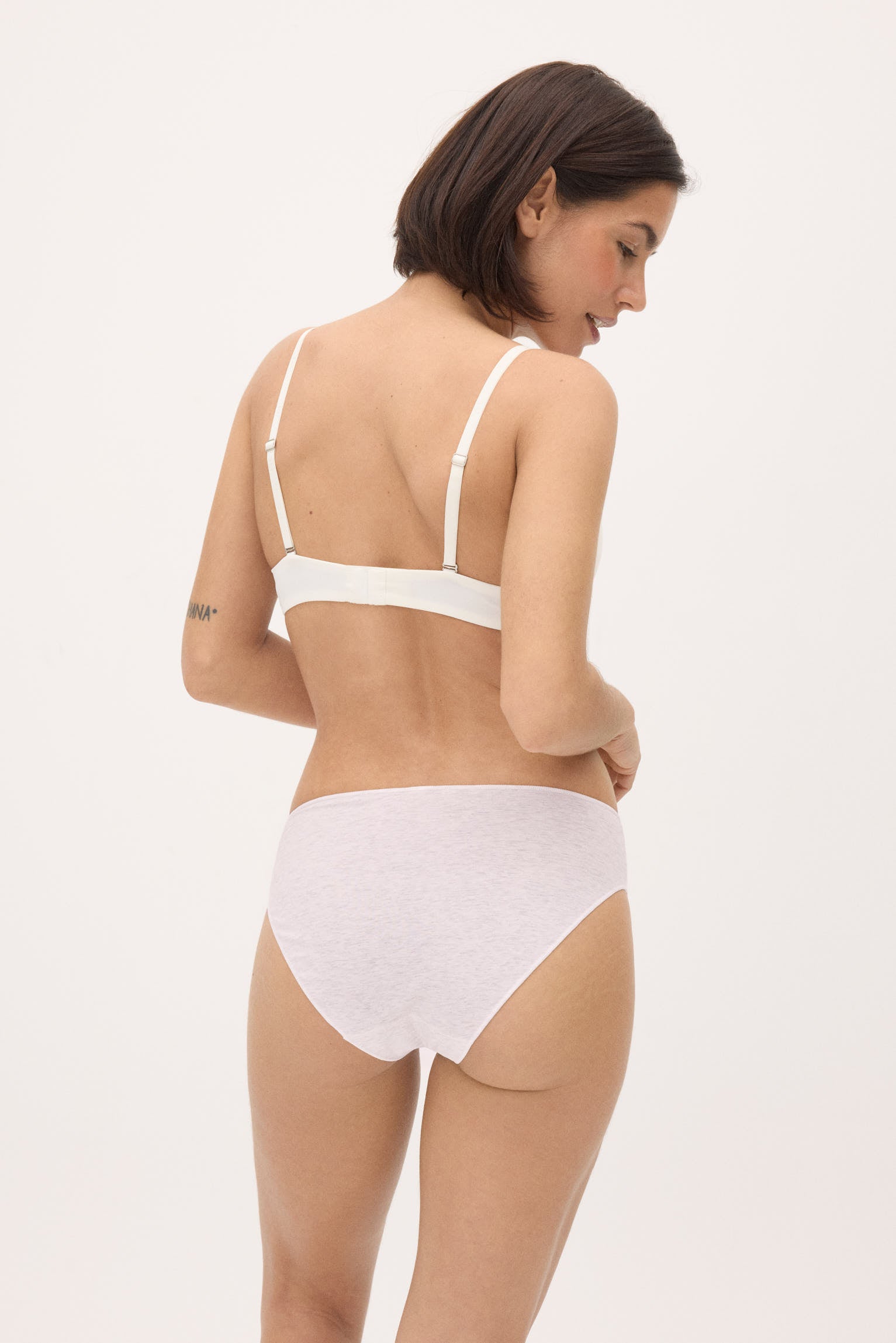 Pack de 3 slip midi de algodón colores pastel
