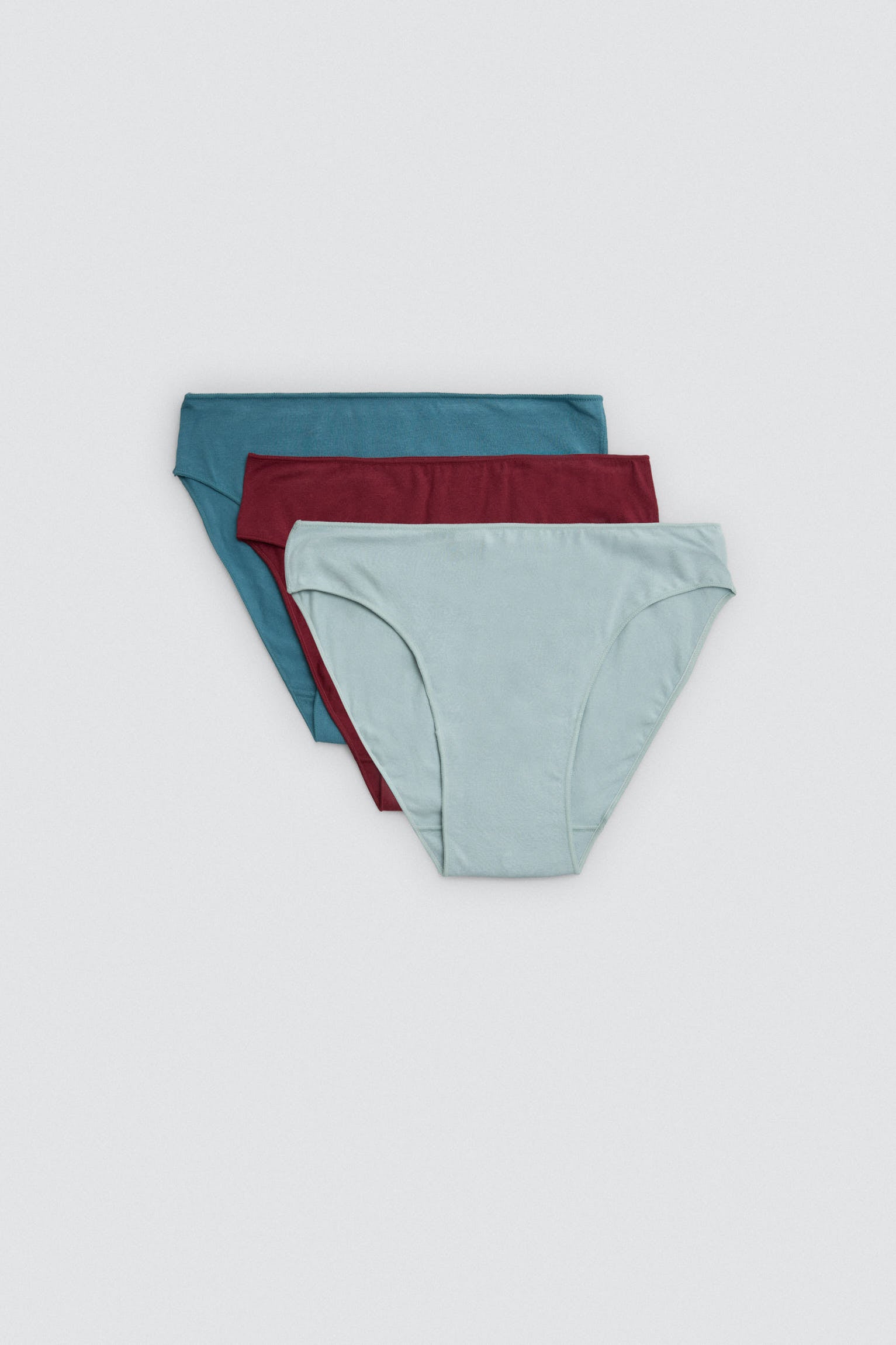 Confezione da 3 mutandine midi basic in cotone