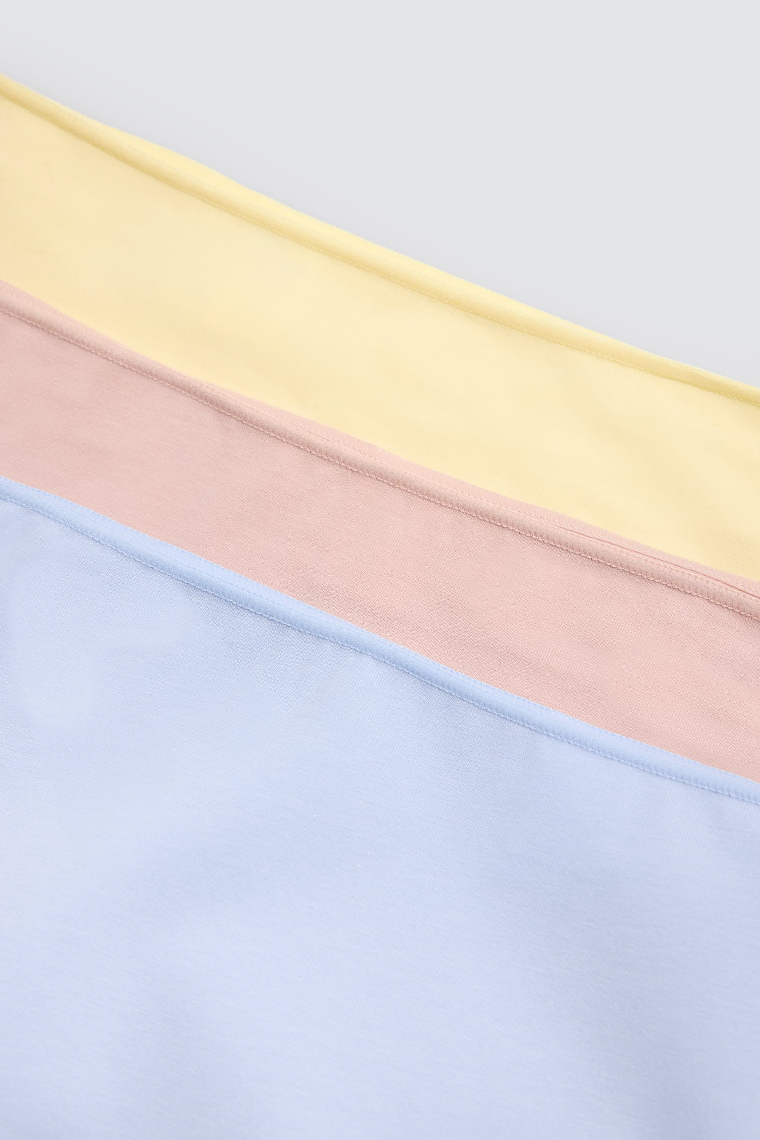 Pack 3 bragas altas algodón básicas - Ysabel Mora