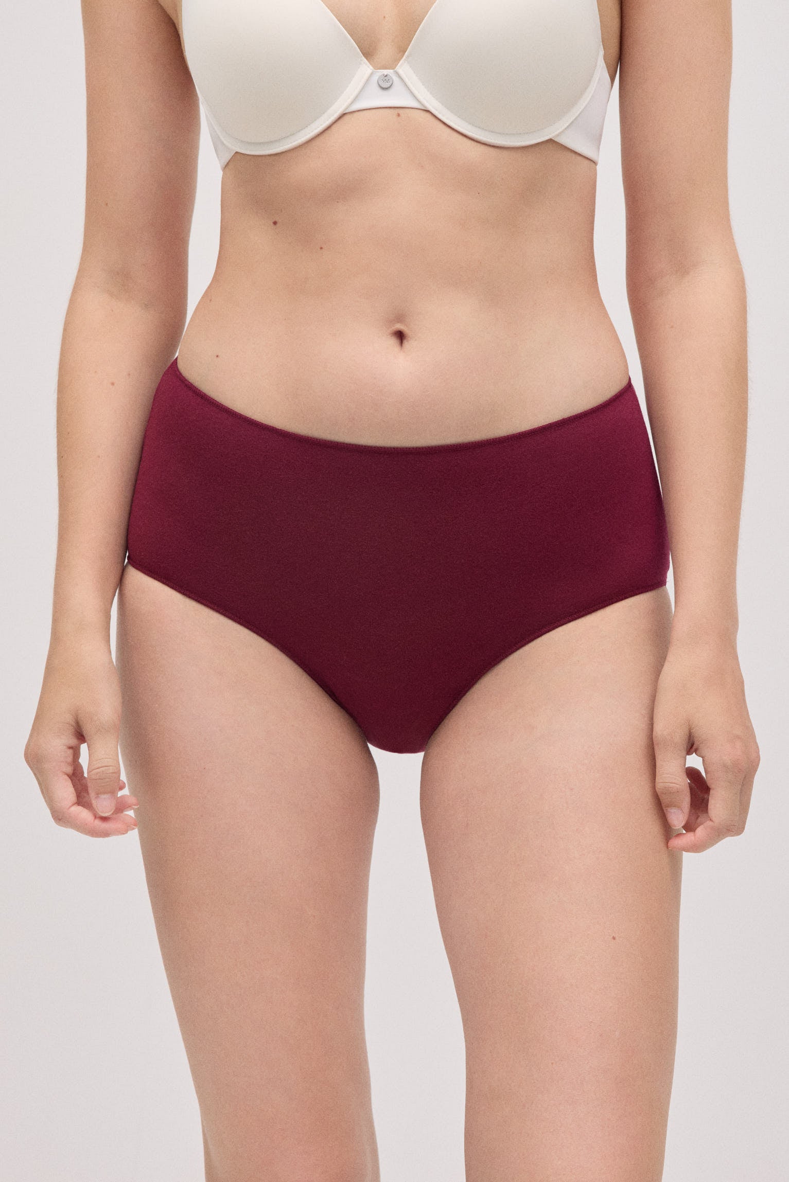 Confezione da 3 slip basic in cotone a vita alta