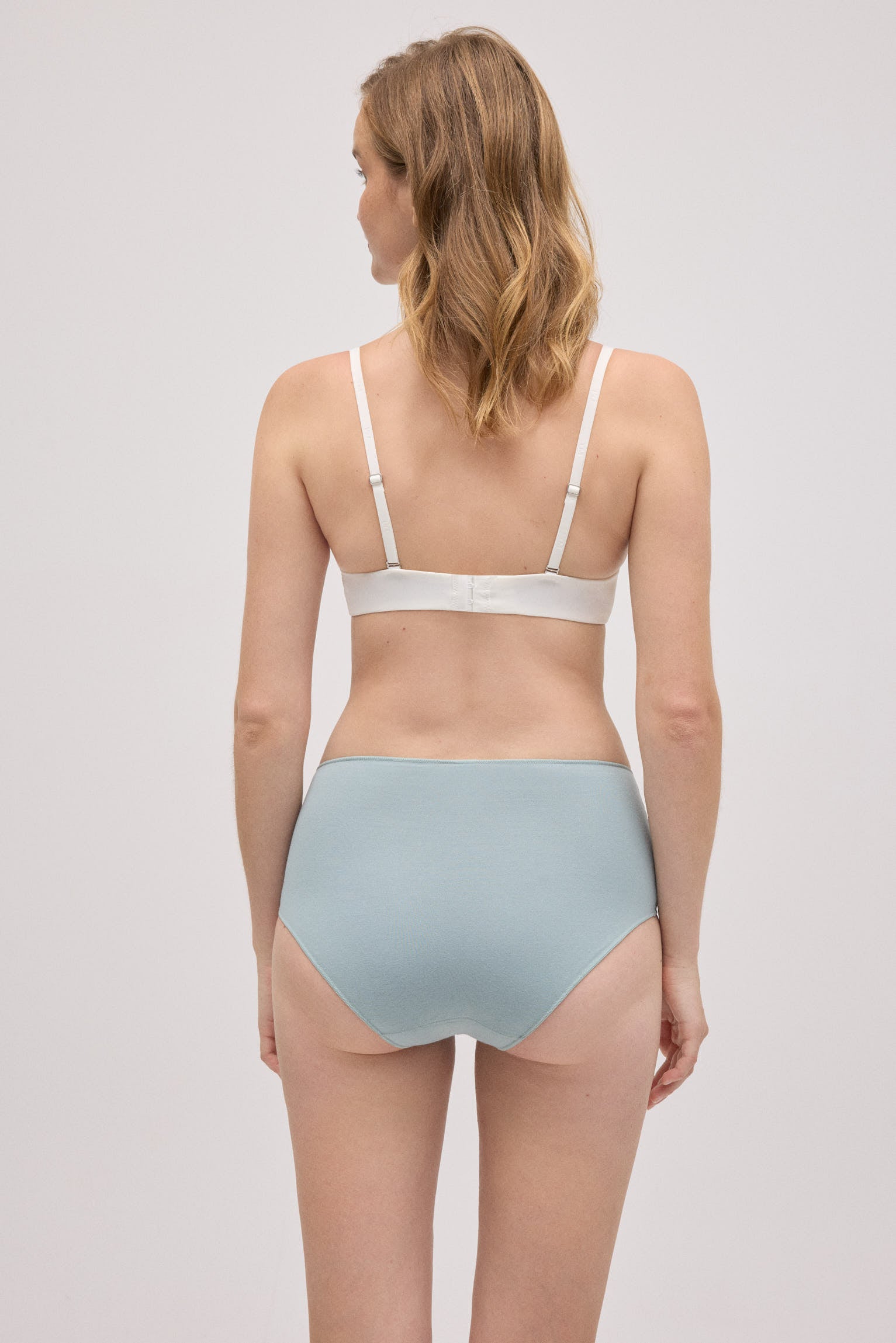Confezione da 3 slip basic in cotone a vita alta