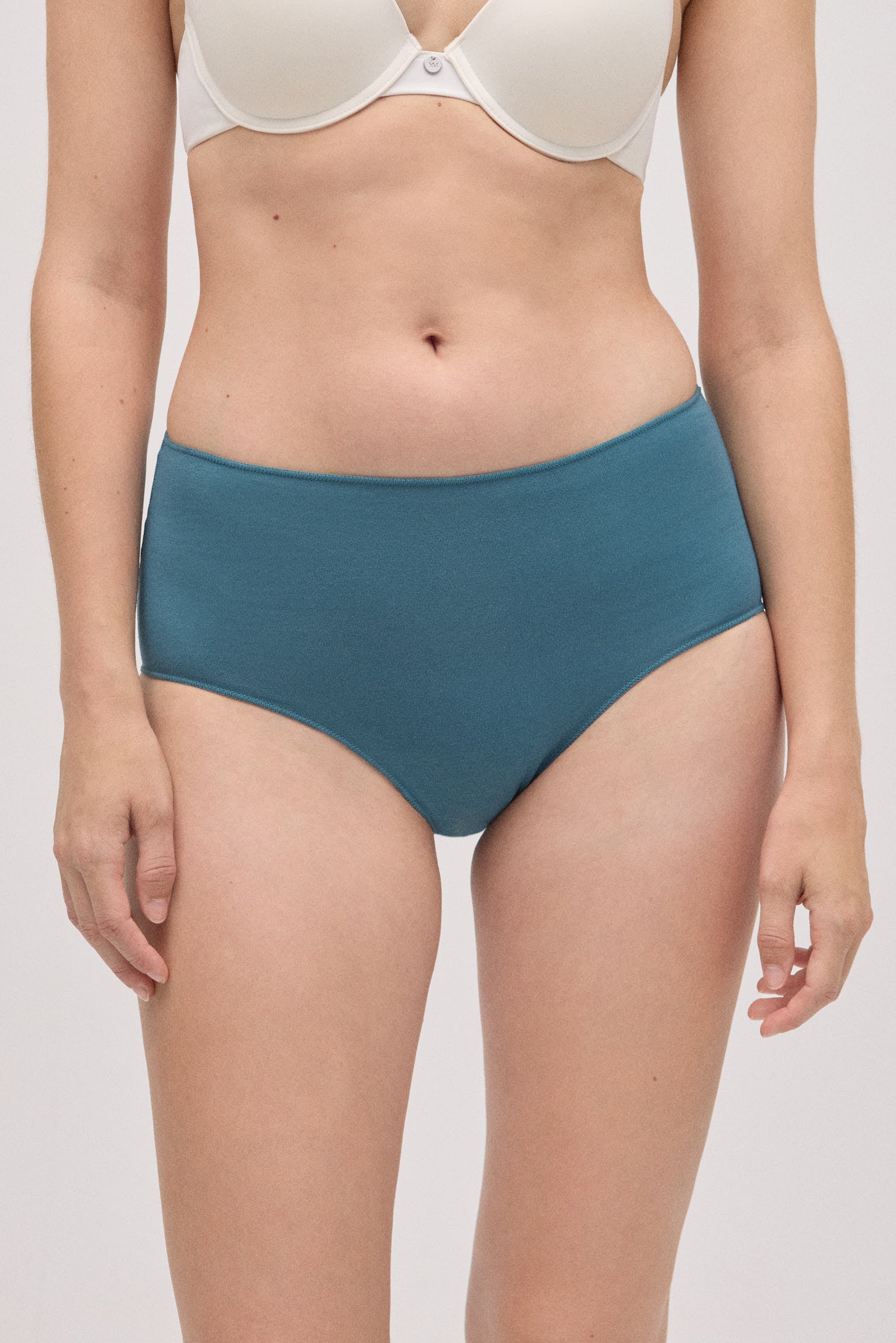 Confezione da 3 slip basic in cotone a vita alta