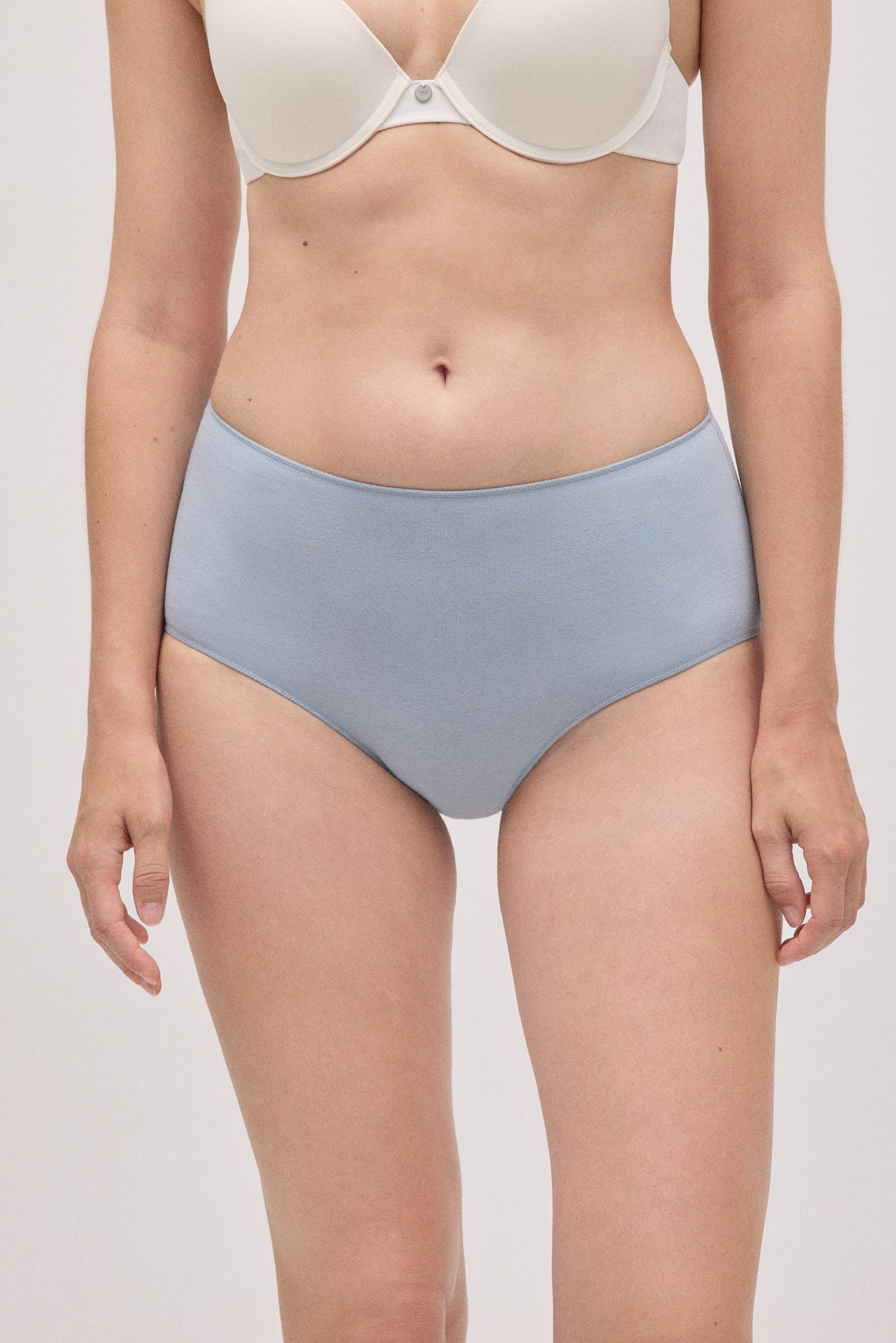 Confezione da 3 slip basic in cotone a vita alta