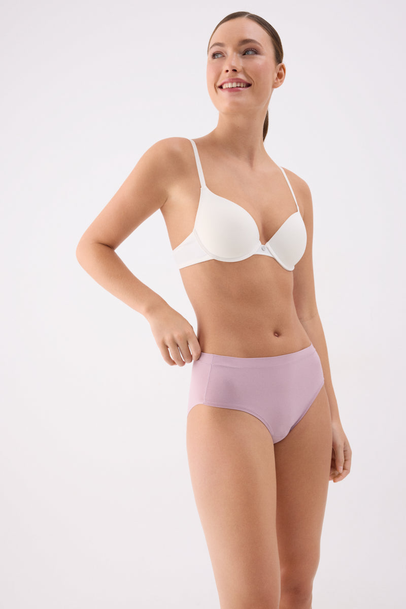 Slip midi Adapt con finiture invisibili lilla