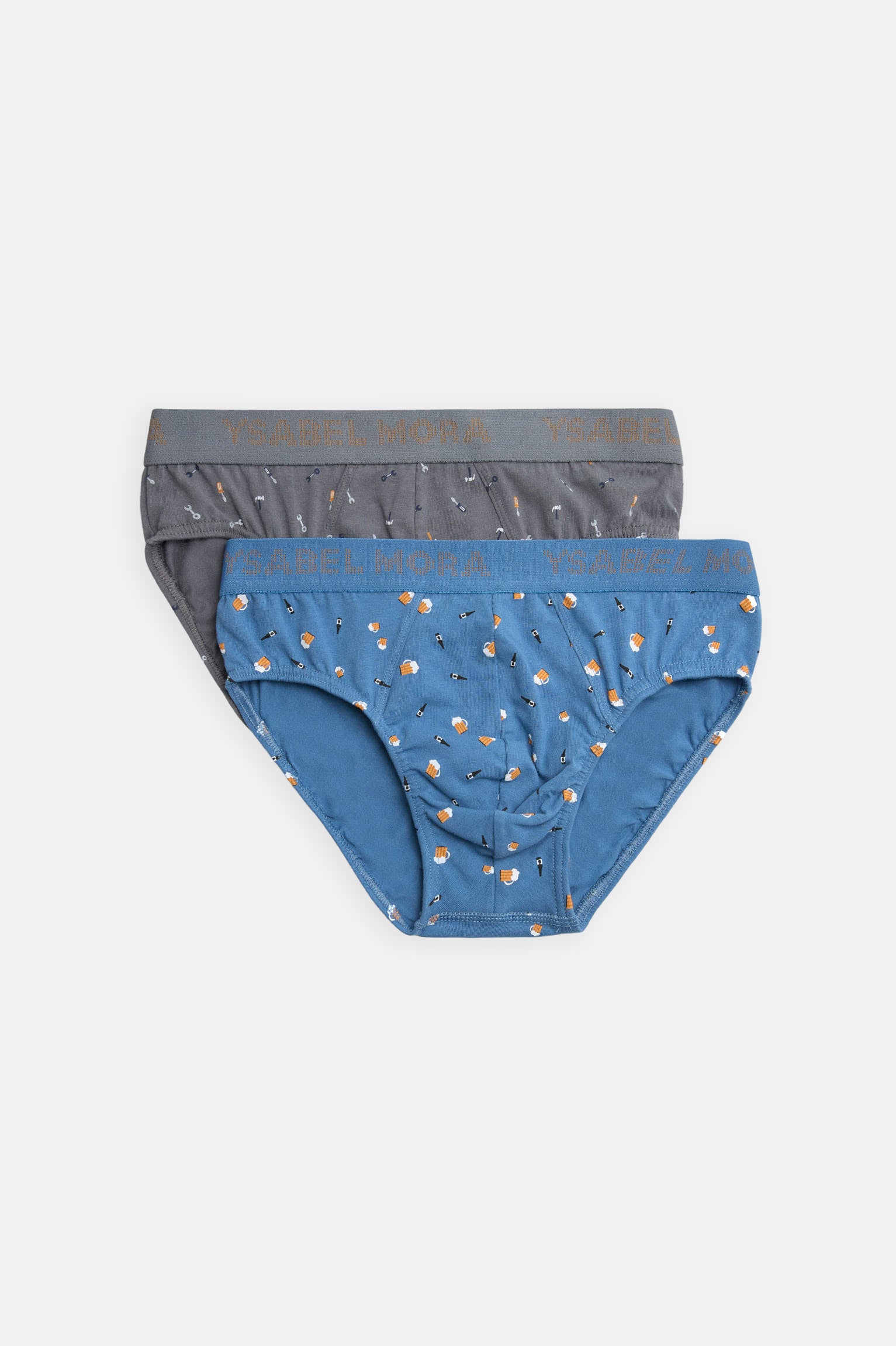 Confezione da 2 slip stampati