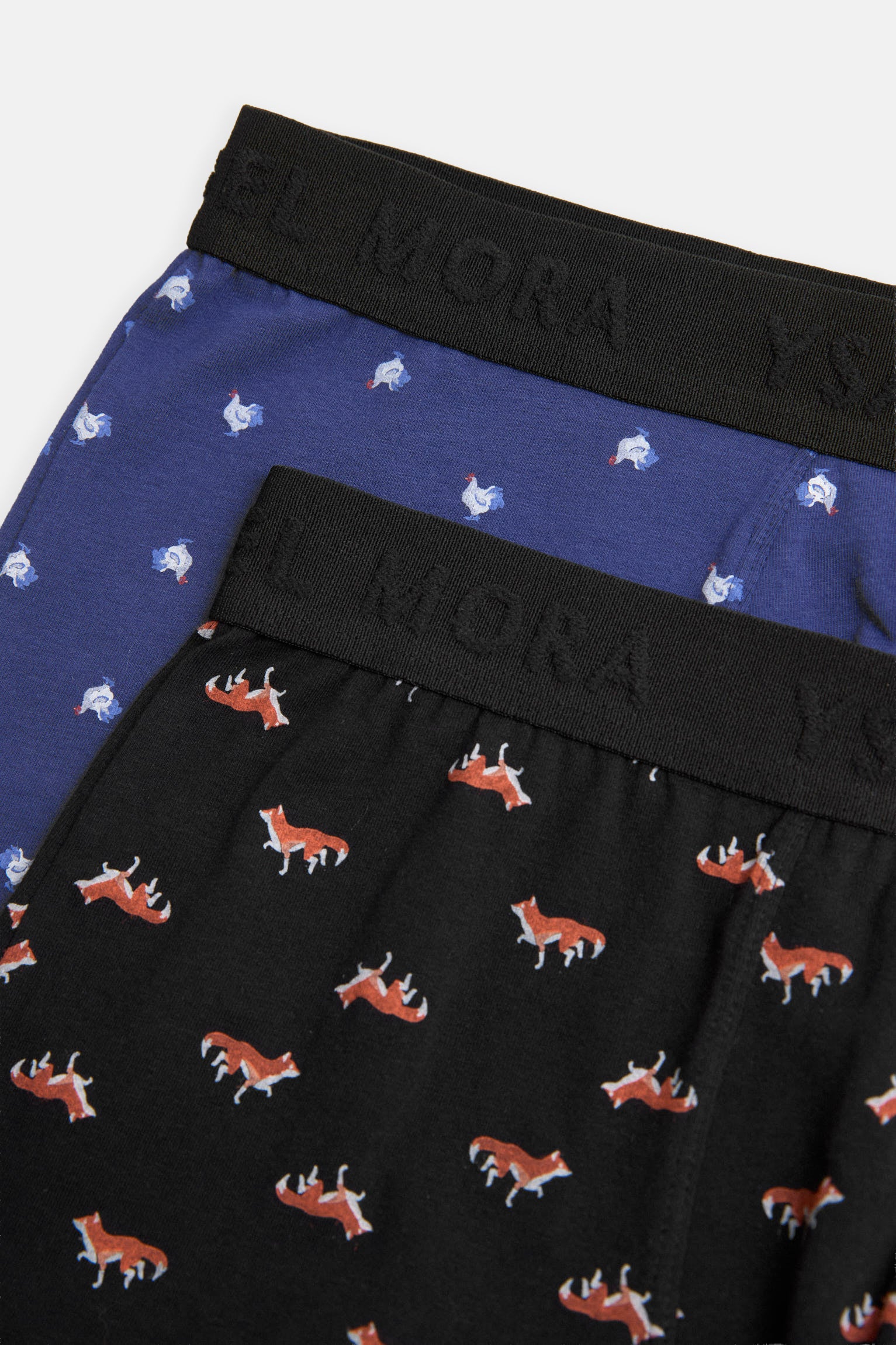 Confezione da 2 boxer con stampa animalier