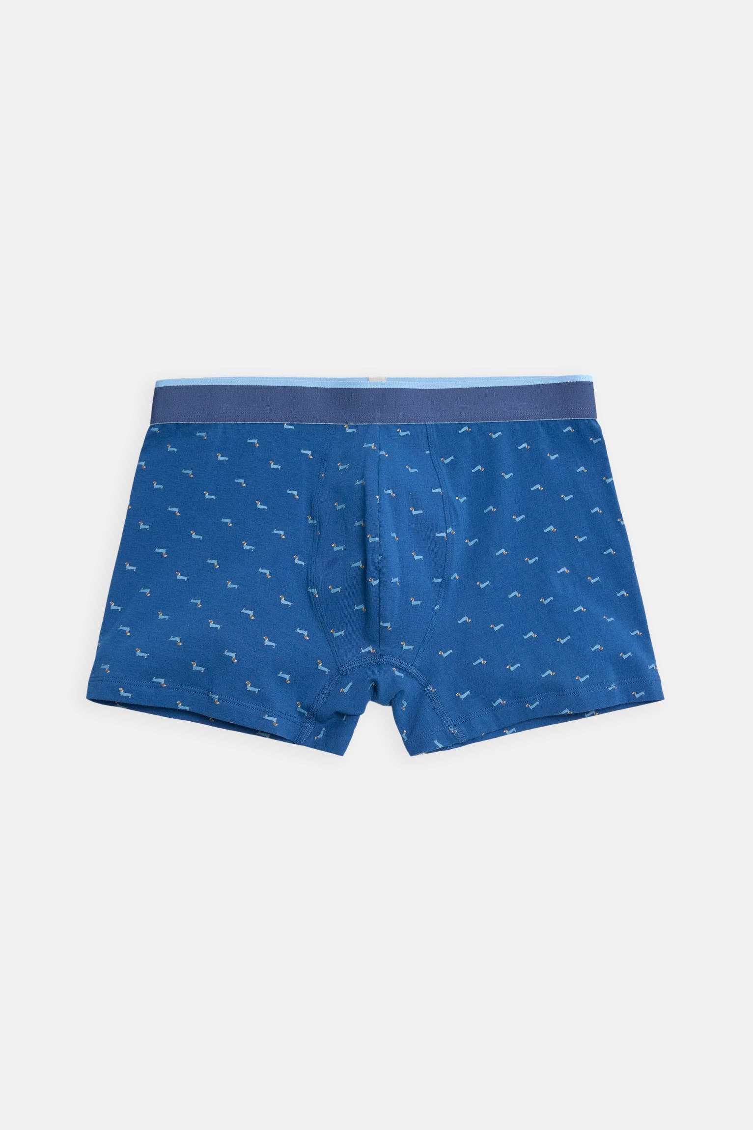 Confezione di boxer e calzini stampati con bassotto