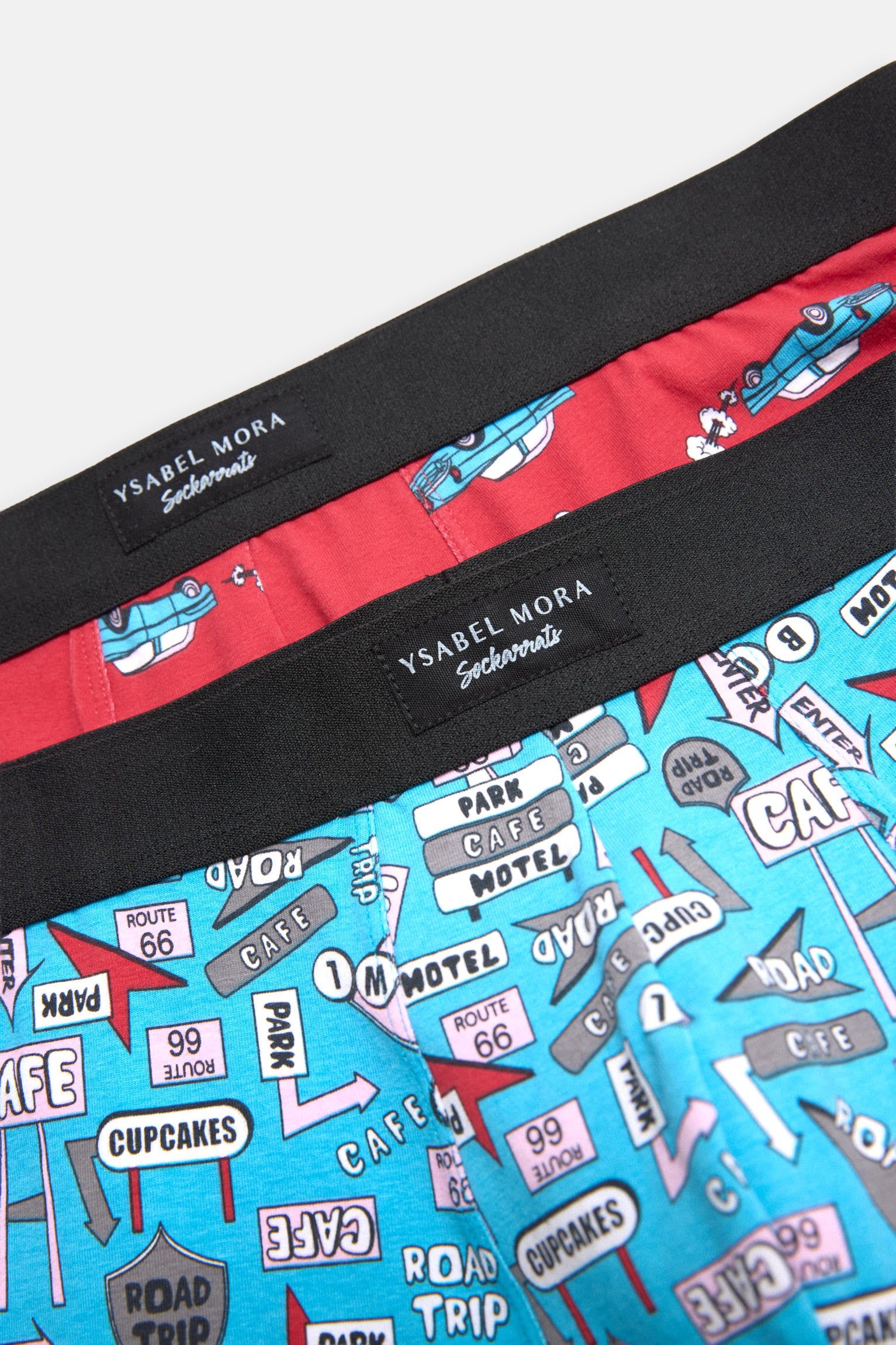 Confezione da 2 boxer Sockarrats con stampa segnaletica