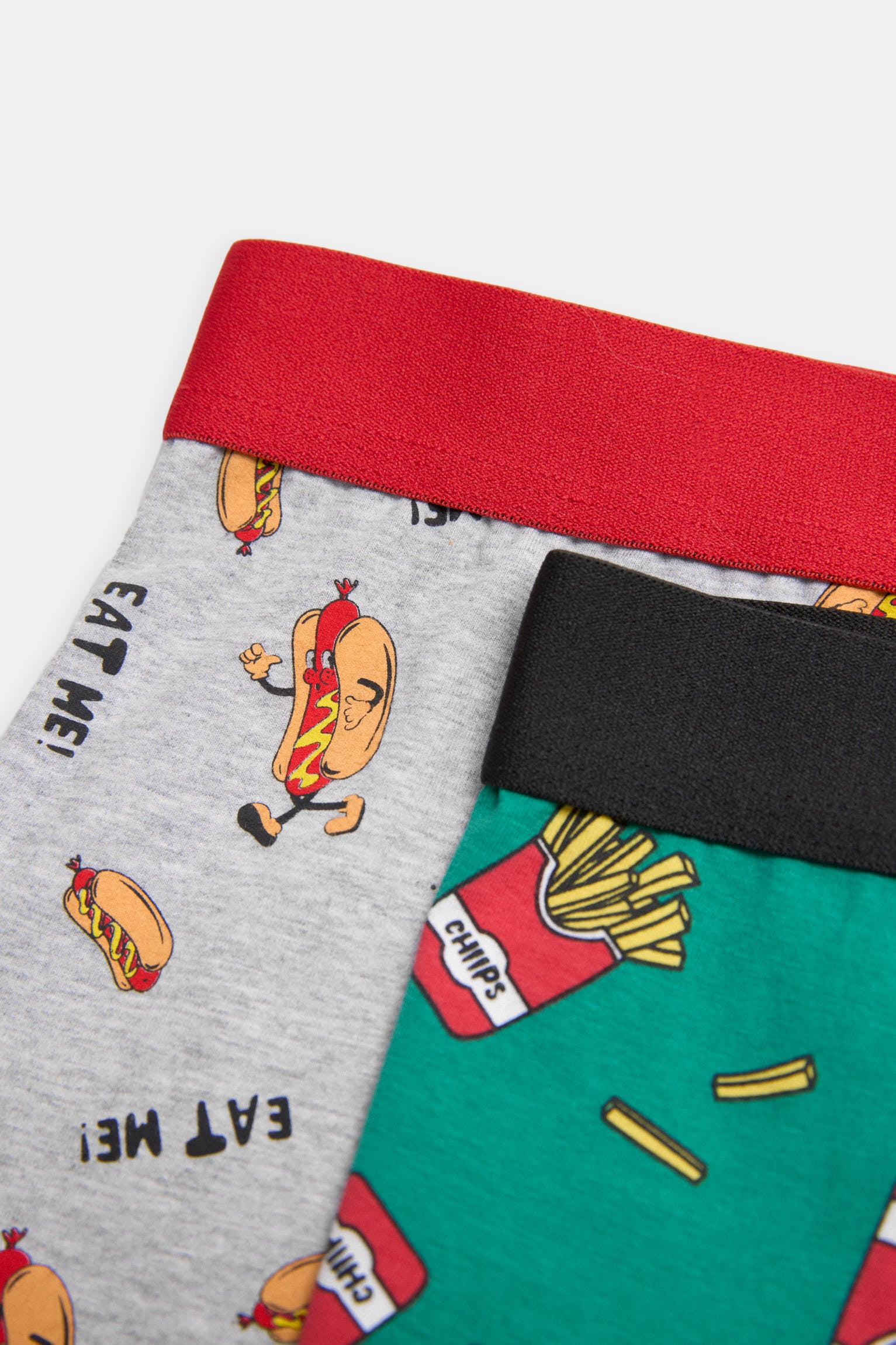 Confezione da 2 boxer Sockarrats con stampa alimentare