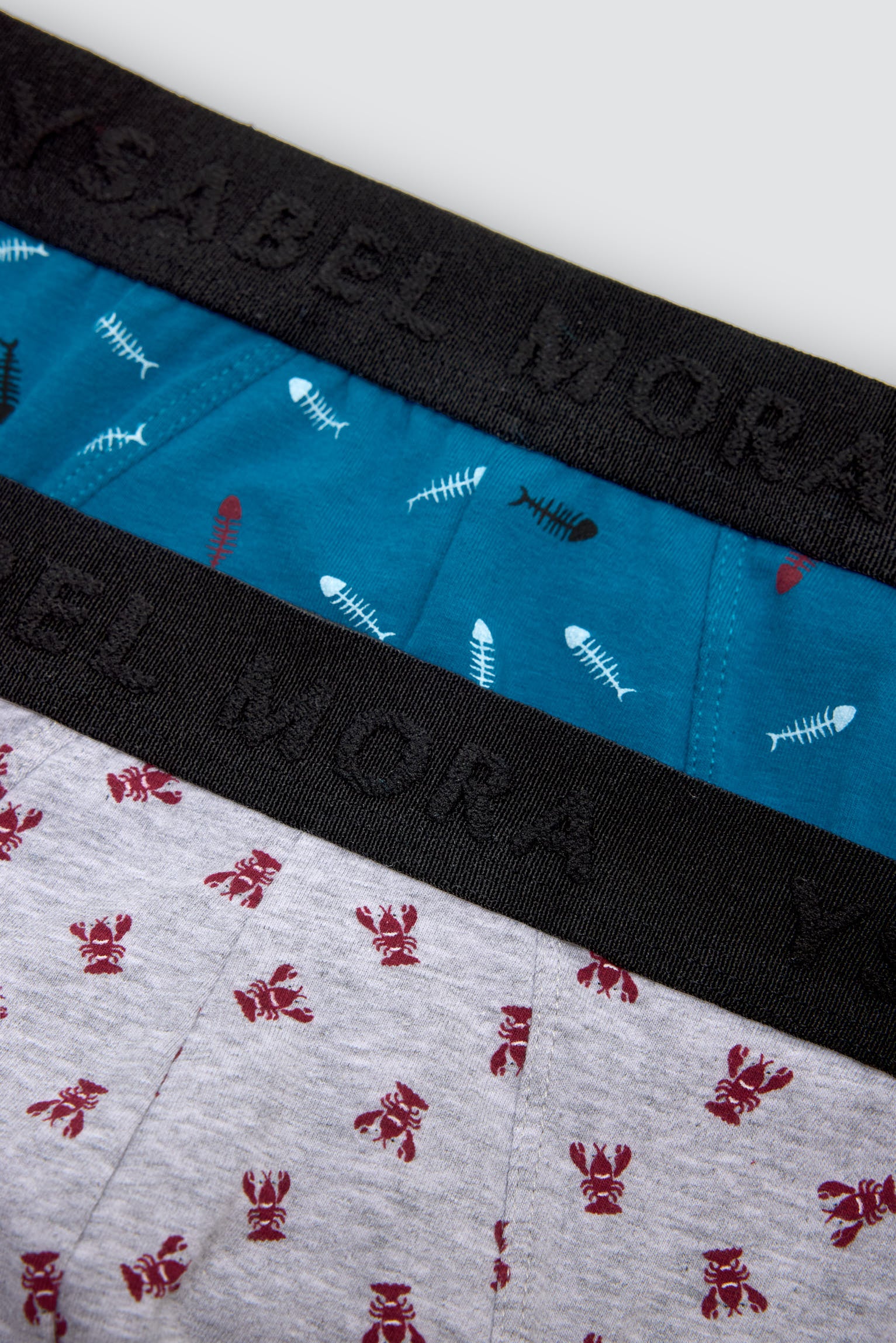 Confezione da 6 slip con stampa animalier