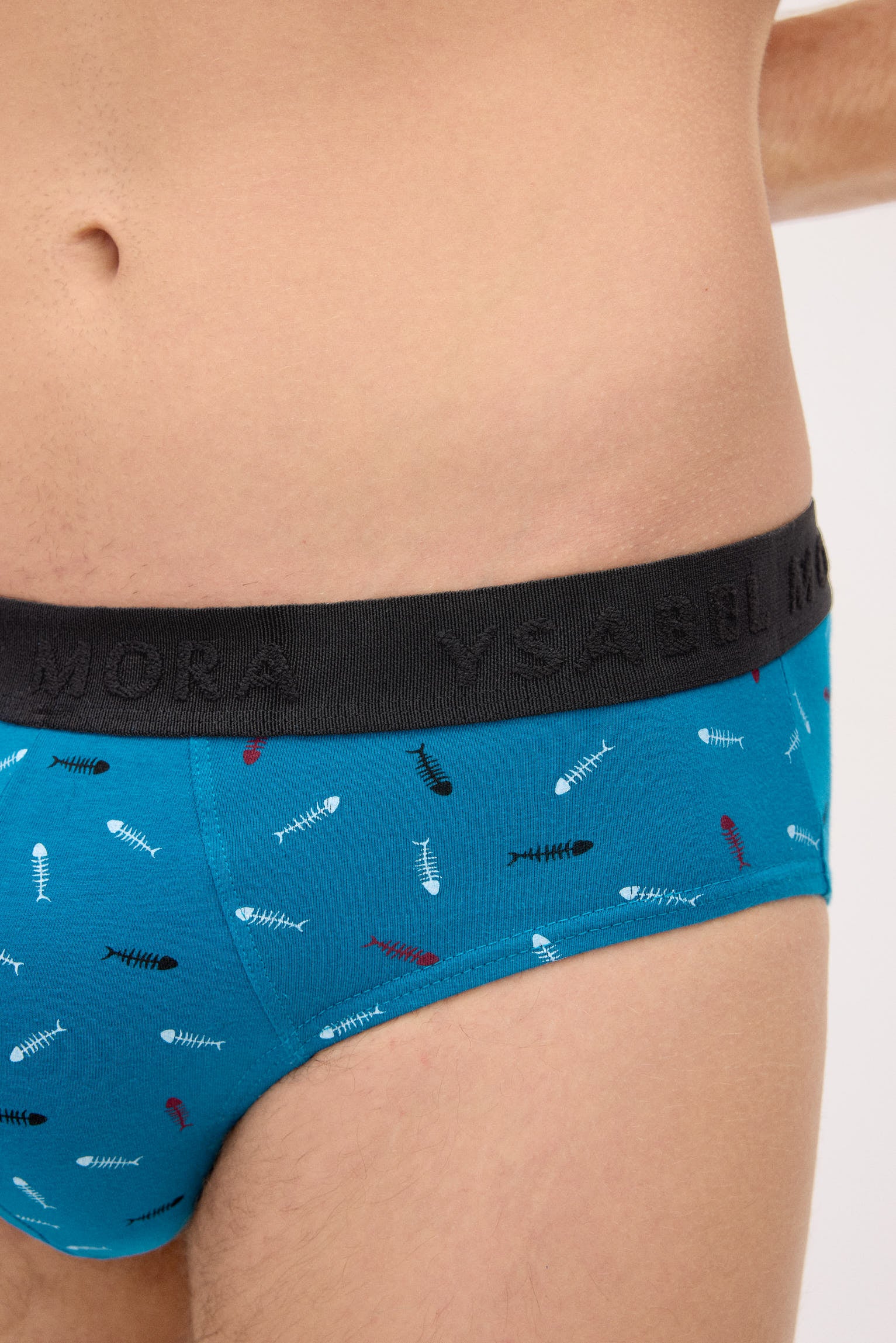 Confezione da 6 slip con stampa animalier