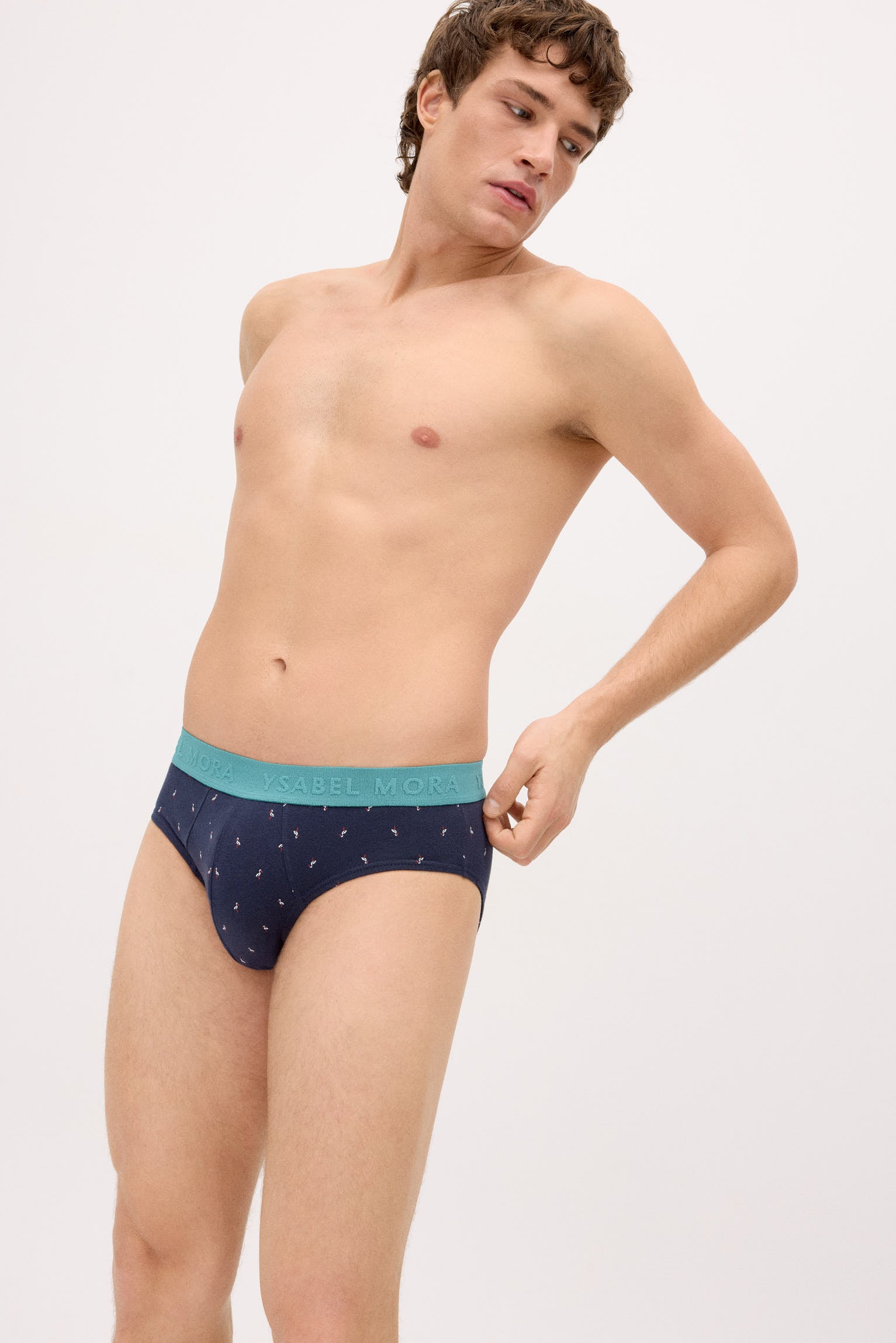 Confezione da 6 slip con stampa animalier