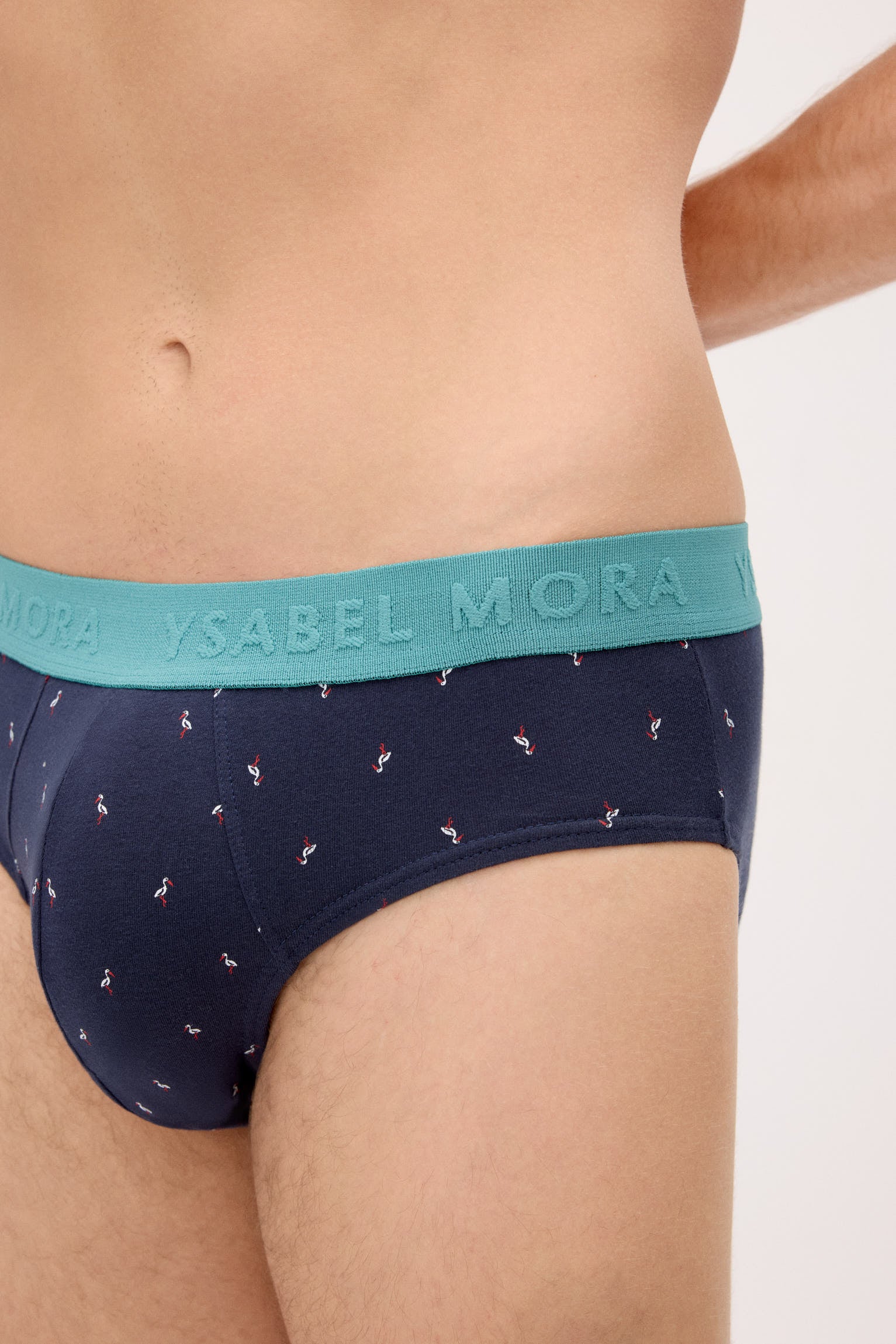 Confezione da 6 slip con stampa animalier