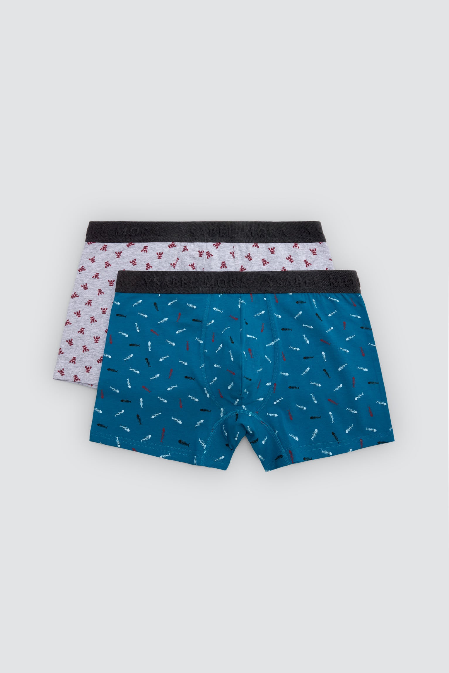 Confezione da 6 boxer con stampa animalier