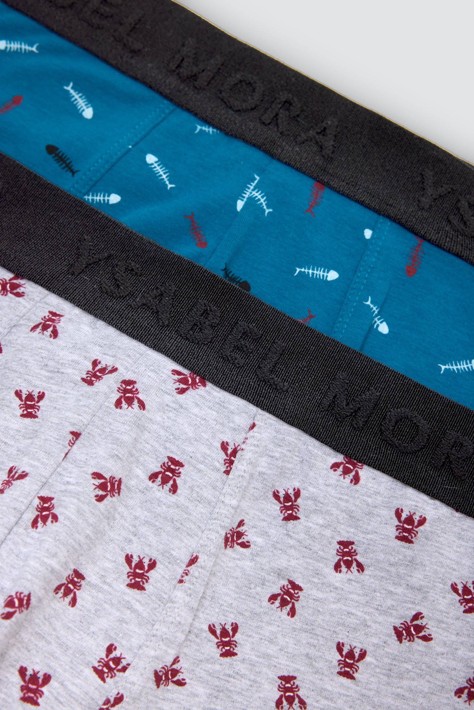 Confezione da 6 boxer con stampa animalier