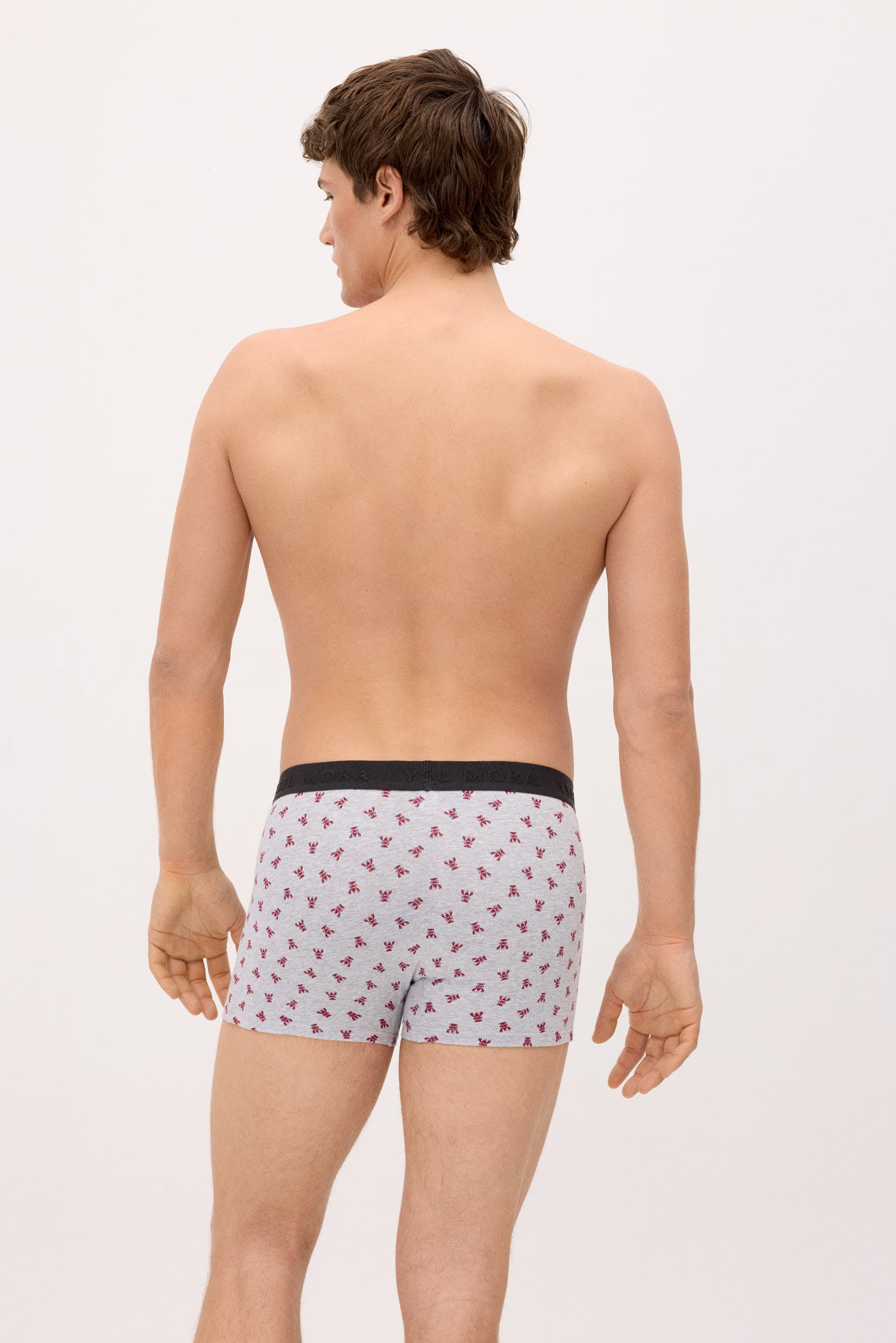 Confezione da 6 boxer con stampa animalier