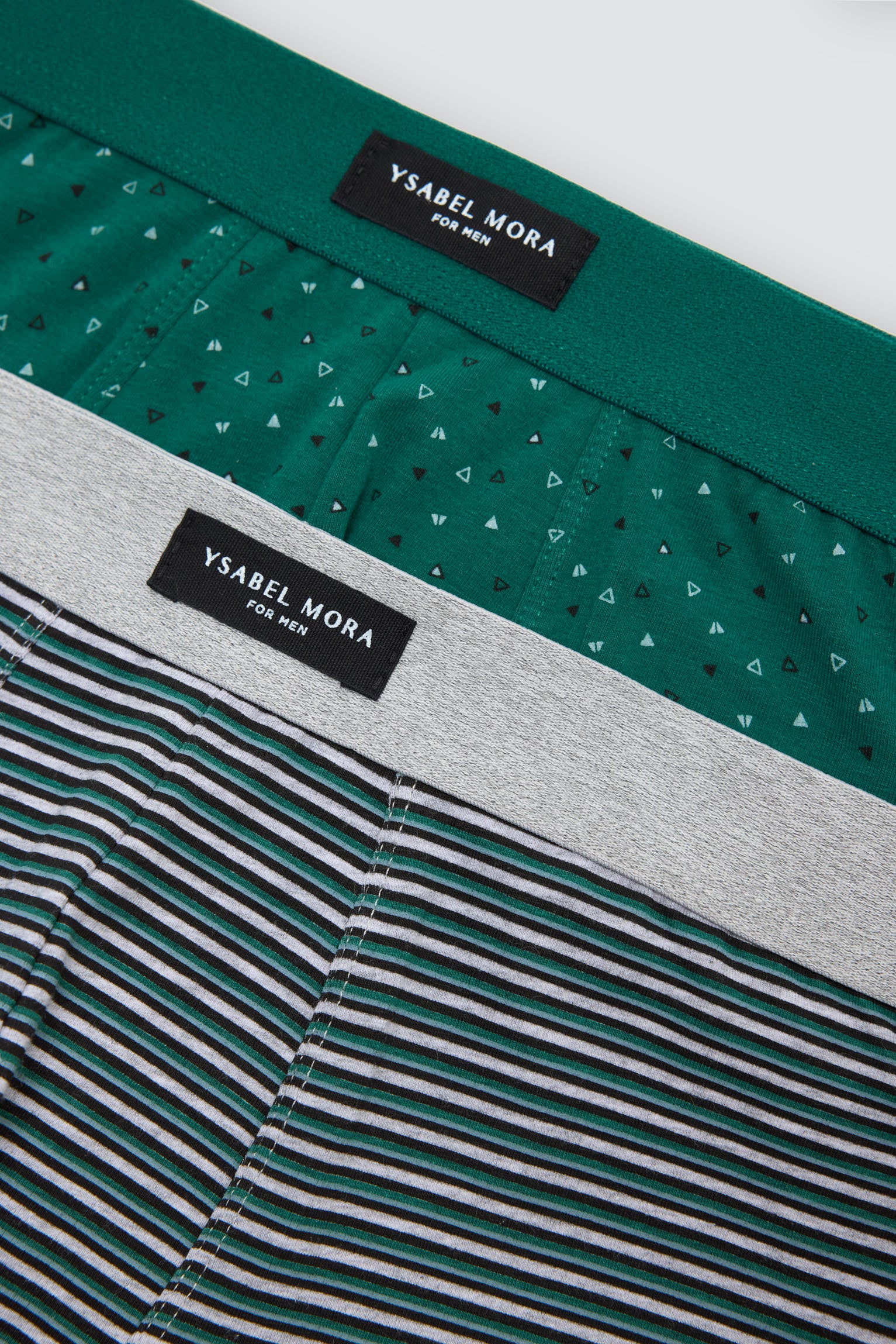 Confezione da 2 boxer con stampa geometrica