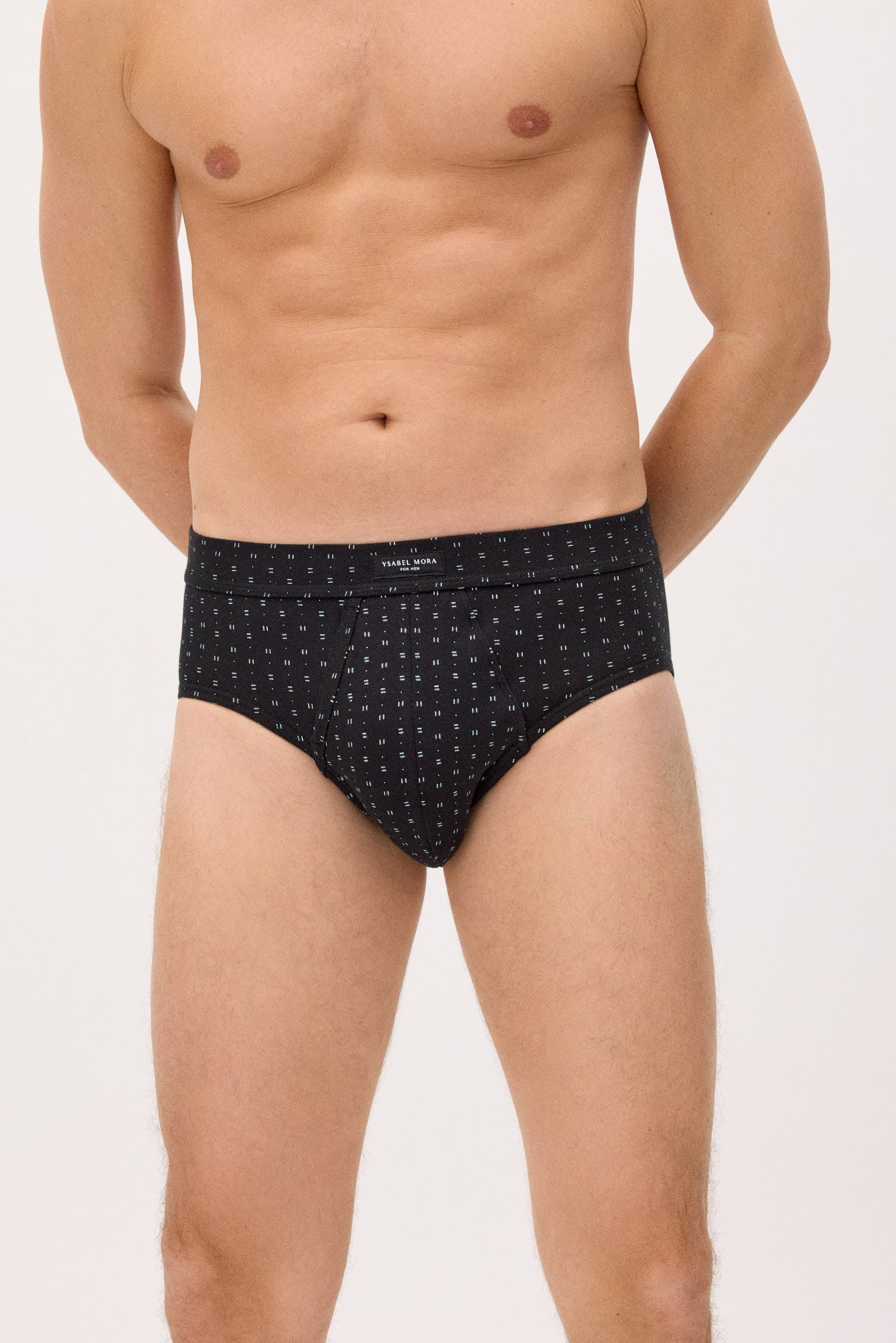 Confezione da 2 slip minimalisti a righe stampate