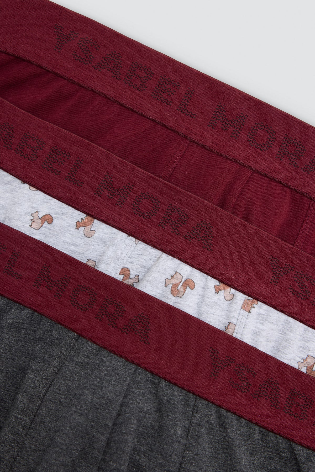 Pack 3 bóxers algodón estampados otoñales - Ysabel Mora