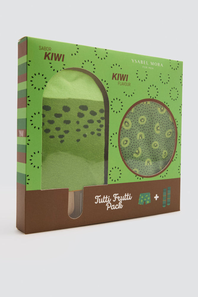 Pack bóxer y calzini estampado kiwis