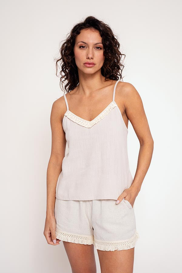 Pigiami di lino da donna | MUYDEMI