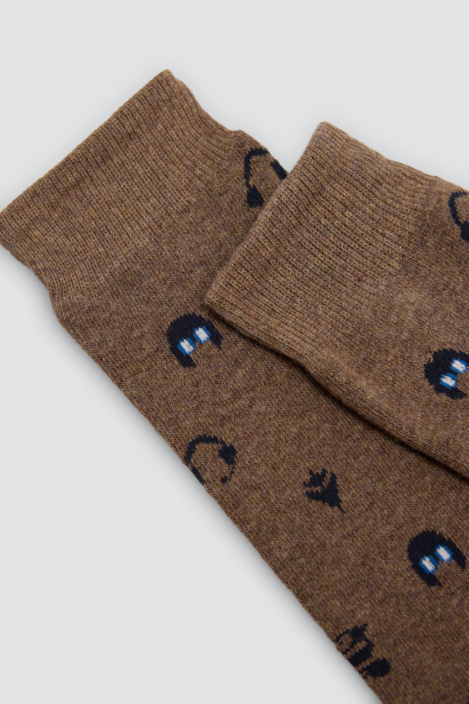 Pack 3 calzini termici estampados variados osos, auriculares y rayas