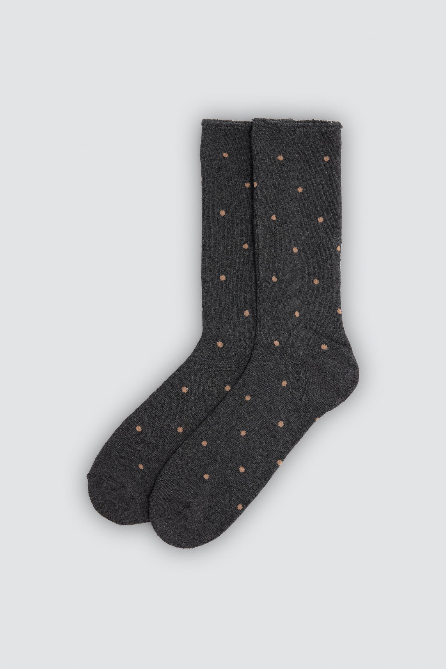 Pack 3 calzini termici sin puño estampados rayas y lunares