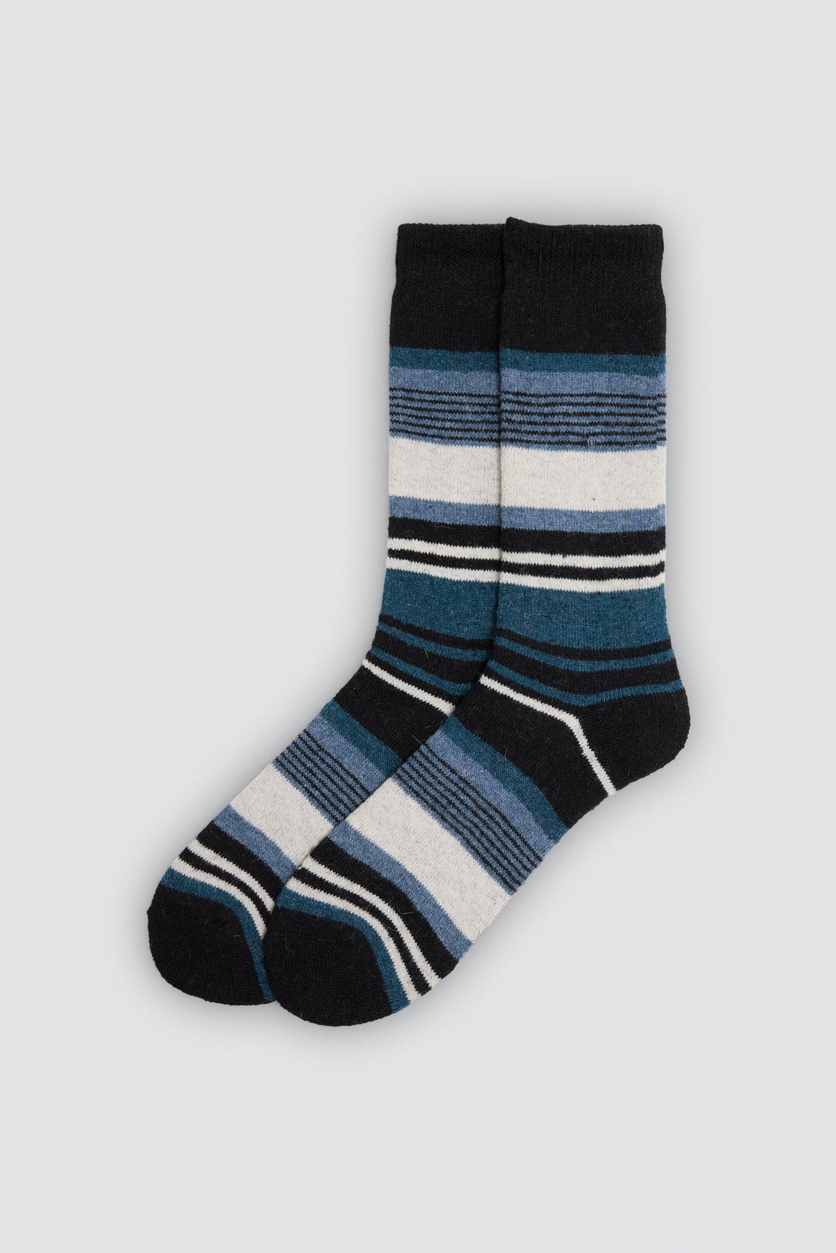 Pack 3 calzini angora estampado rayas