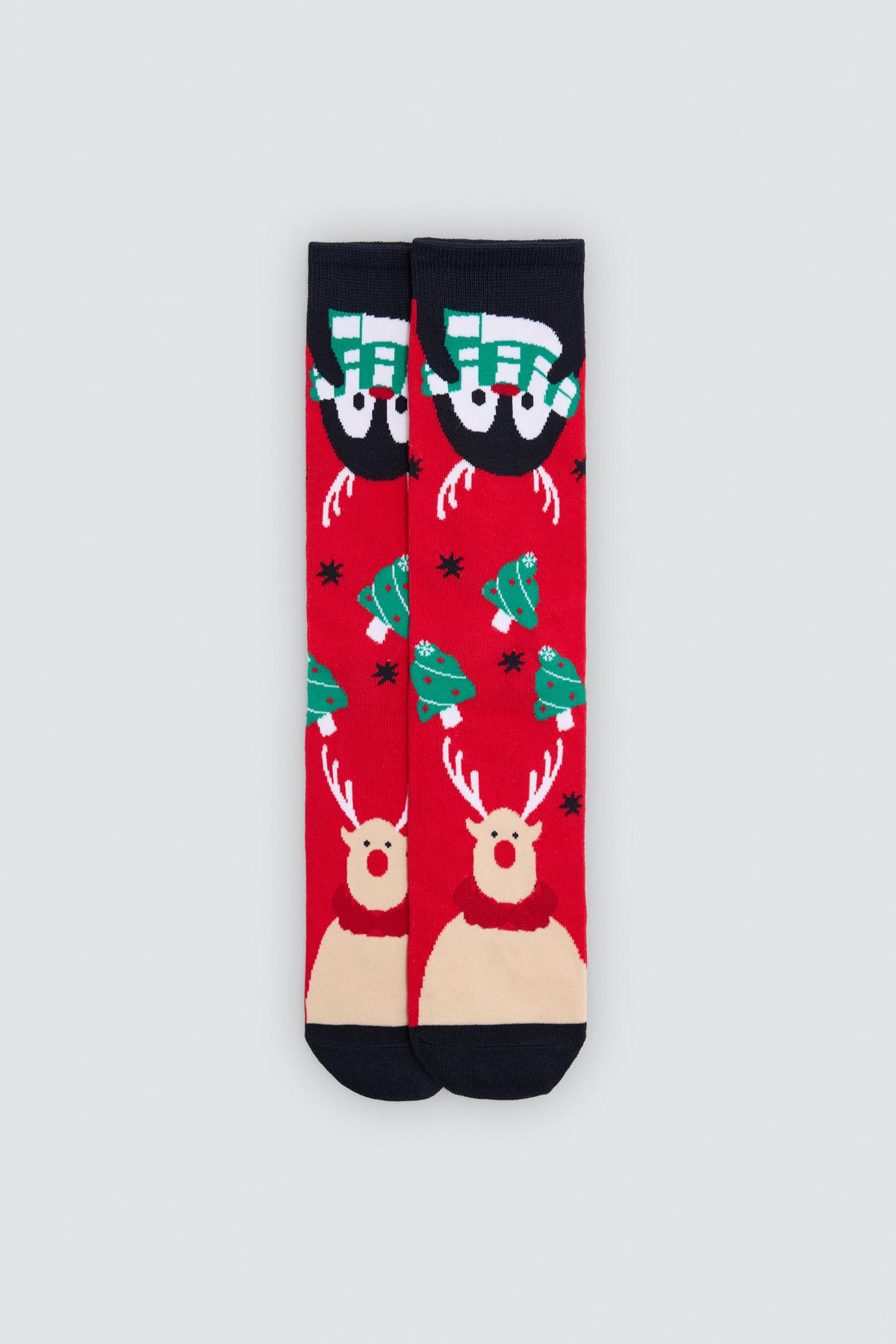 Pack 2 calzini uomo estampado navidad