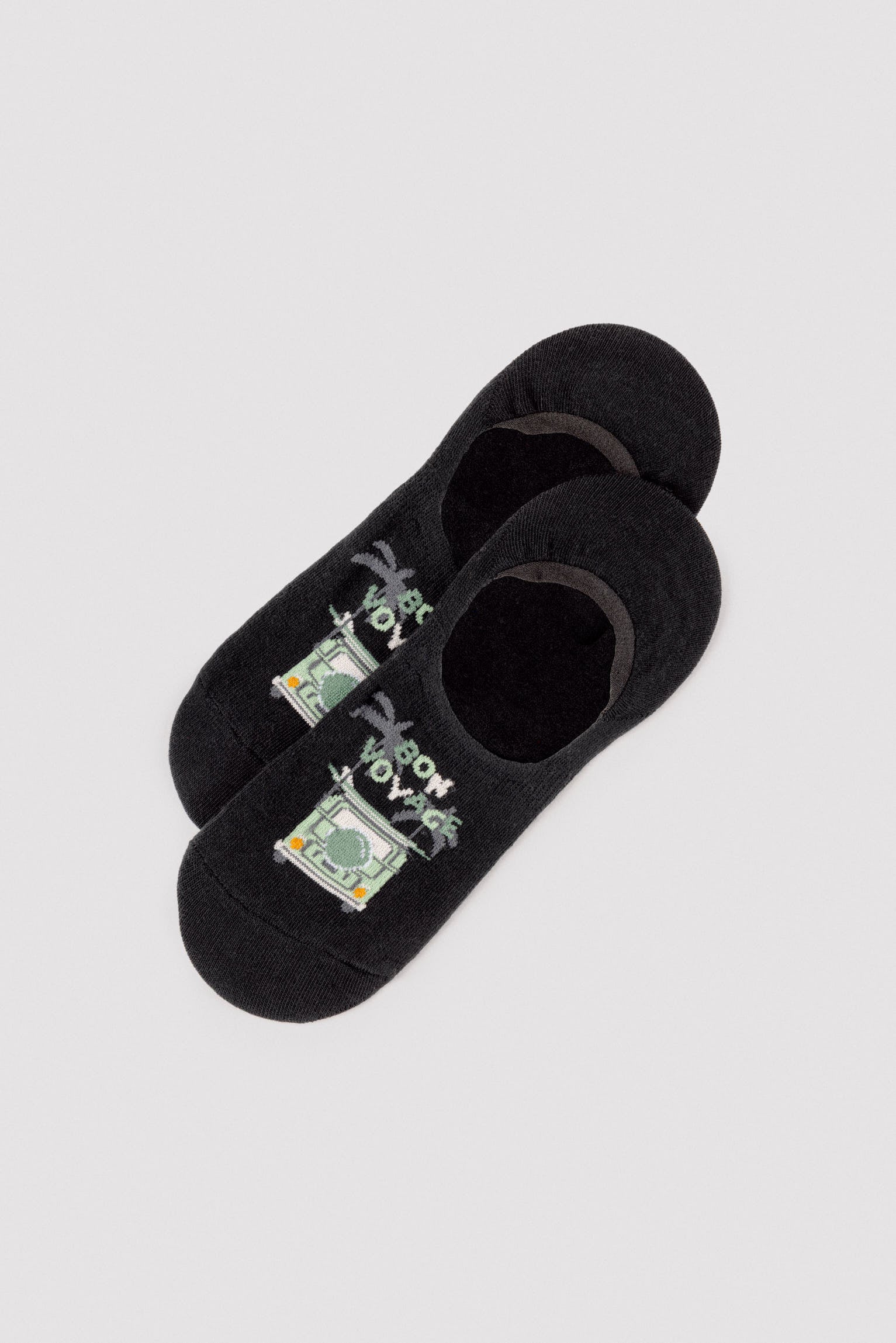 Confezione da 4 mignoli da uomo con stampa Bon Voyage