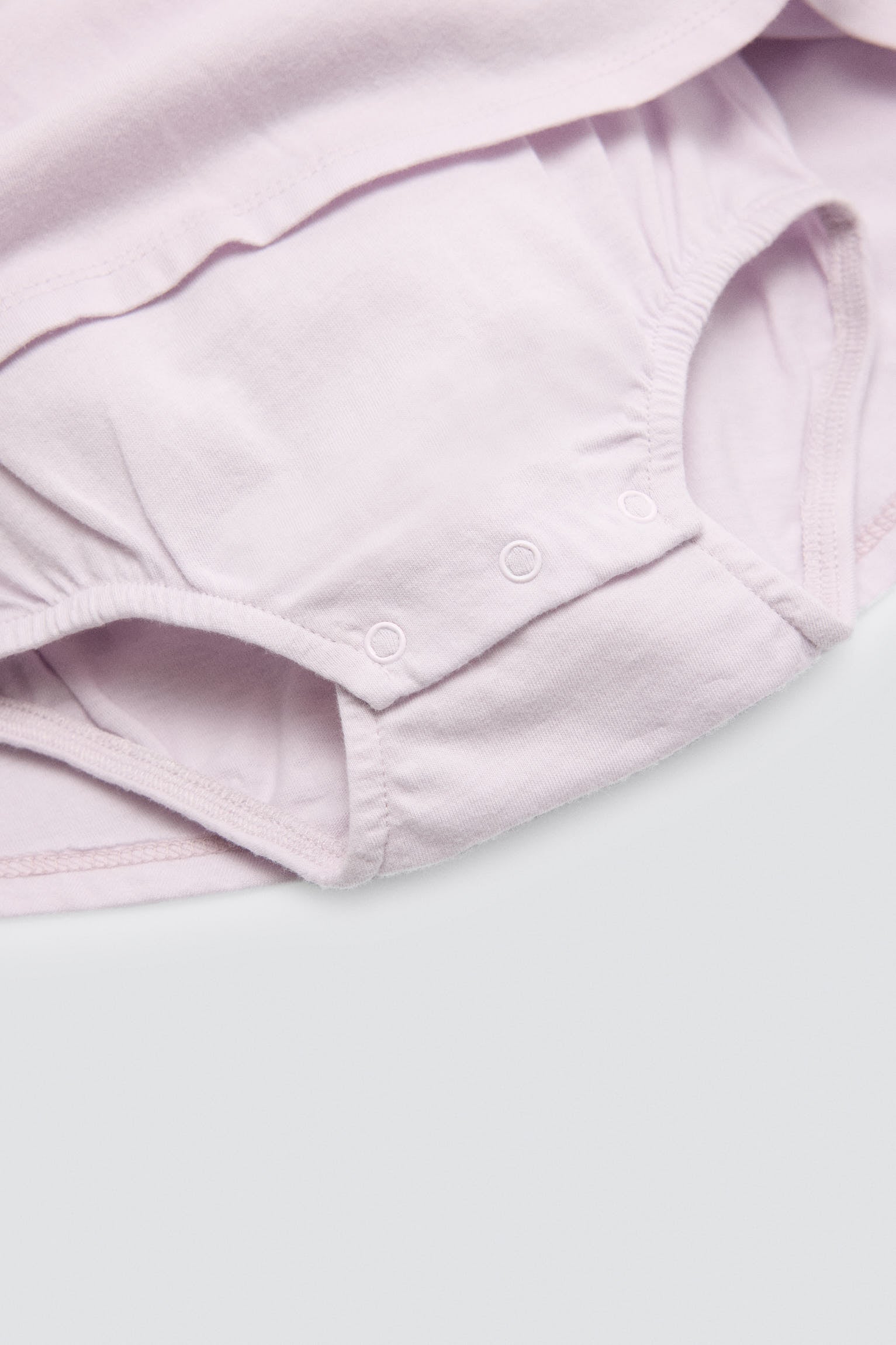 Vestido body bebé sin mangas detalles volantes - Ysabel Mora