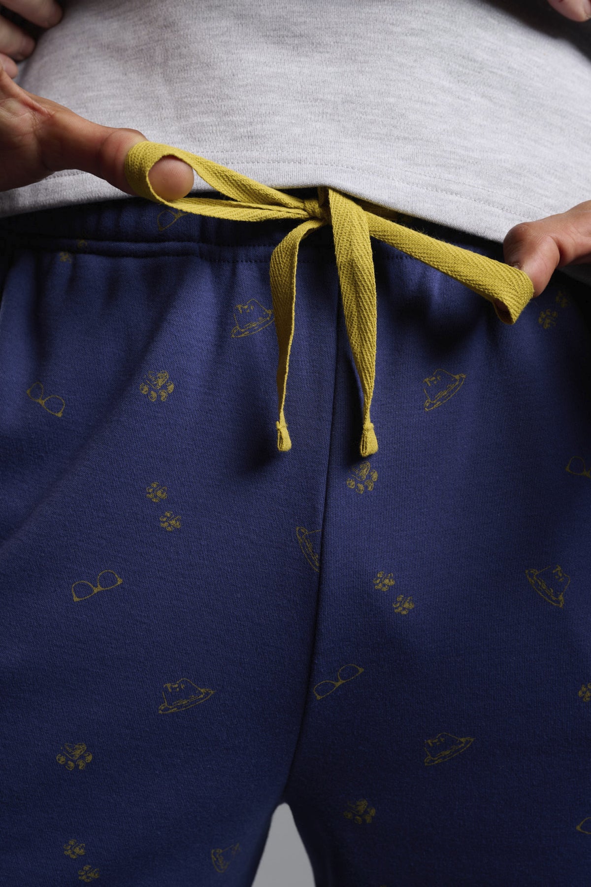Pigiama lungo uomo afelpado stampa Gentleman Lifestyle