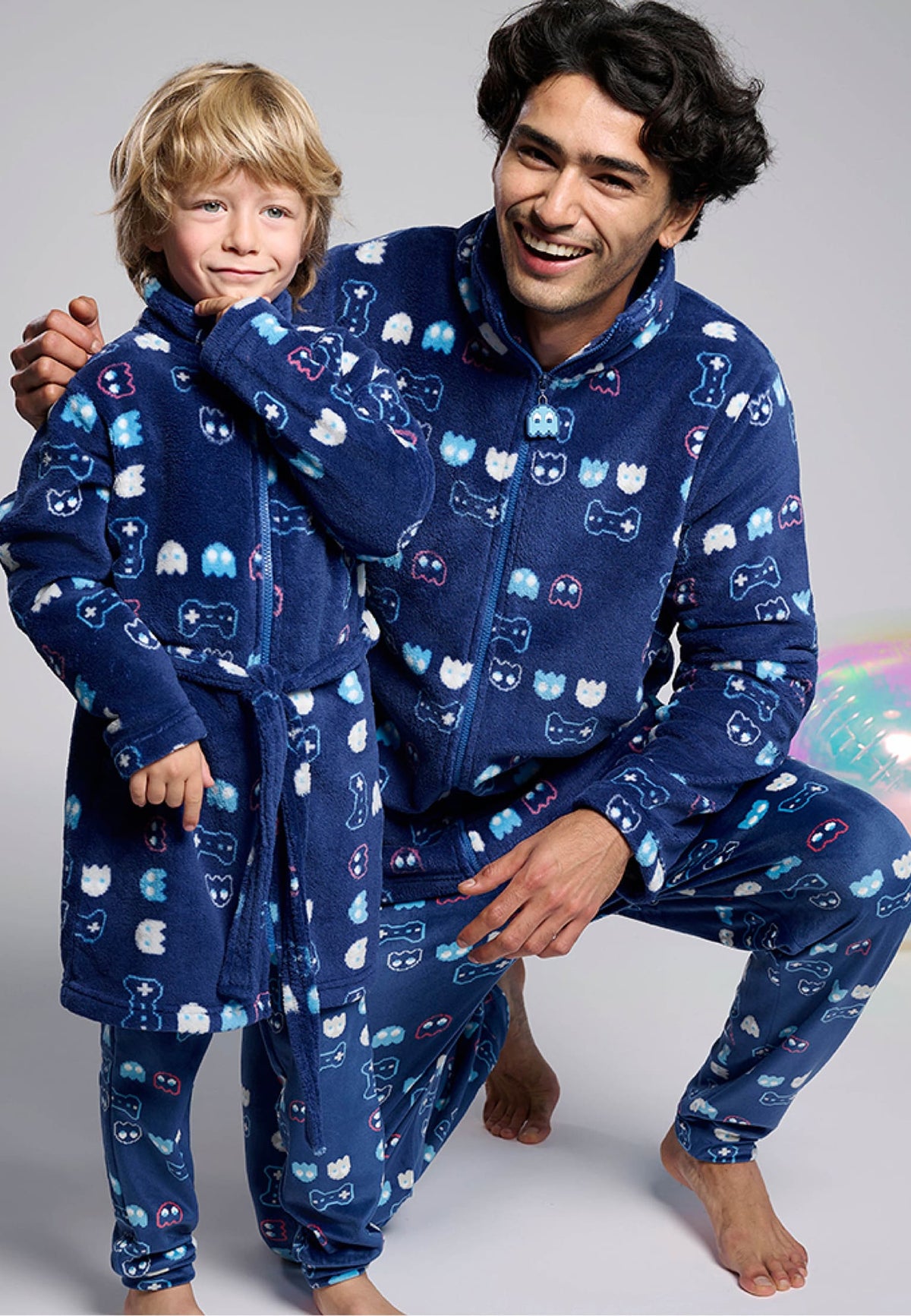 Bata bambino polar coralina bambino stampa gamer